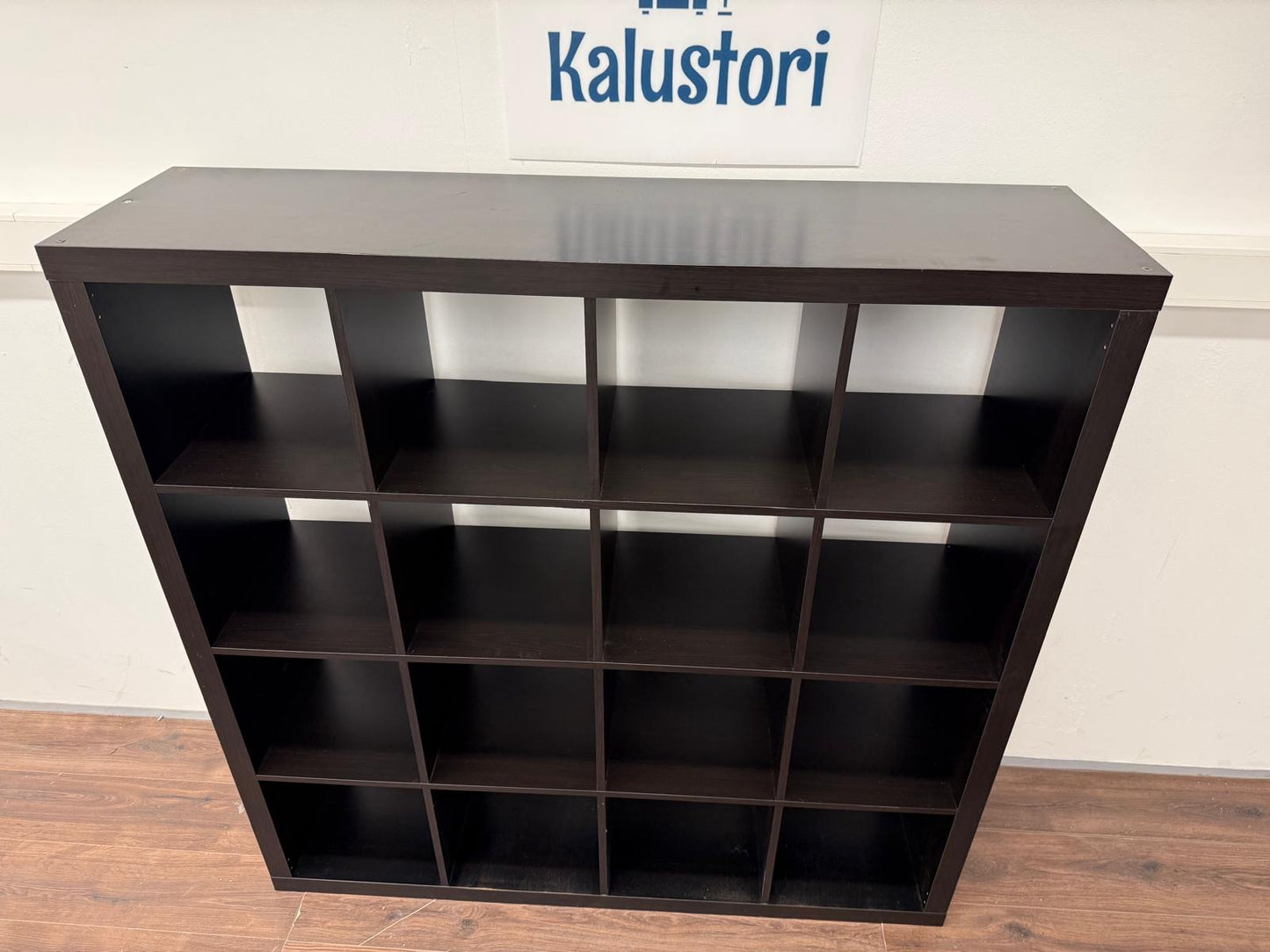 Ikea KALLAX Hylly, mustanruskea, 147x147 cm Kalustori