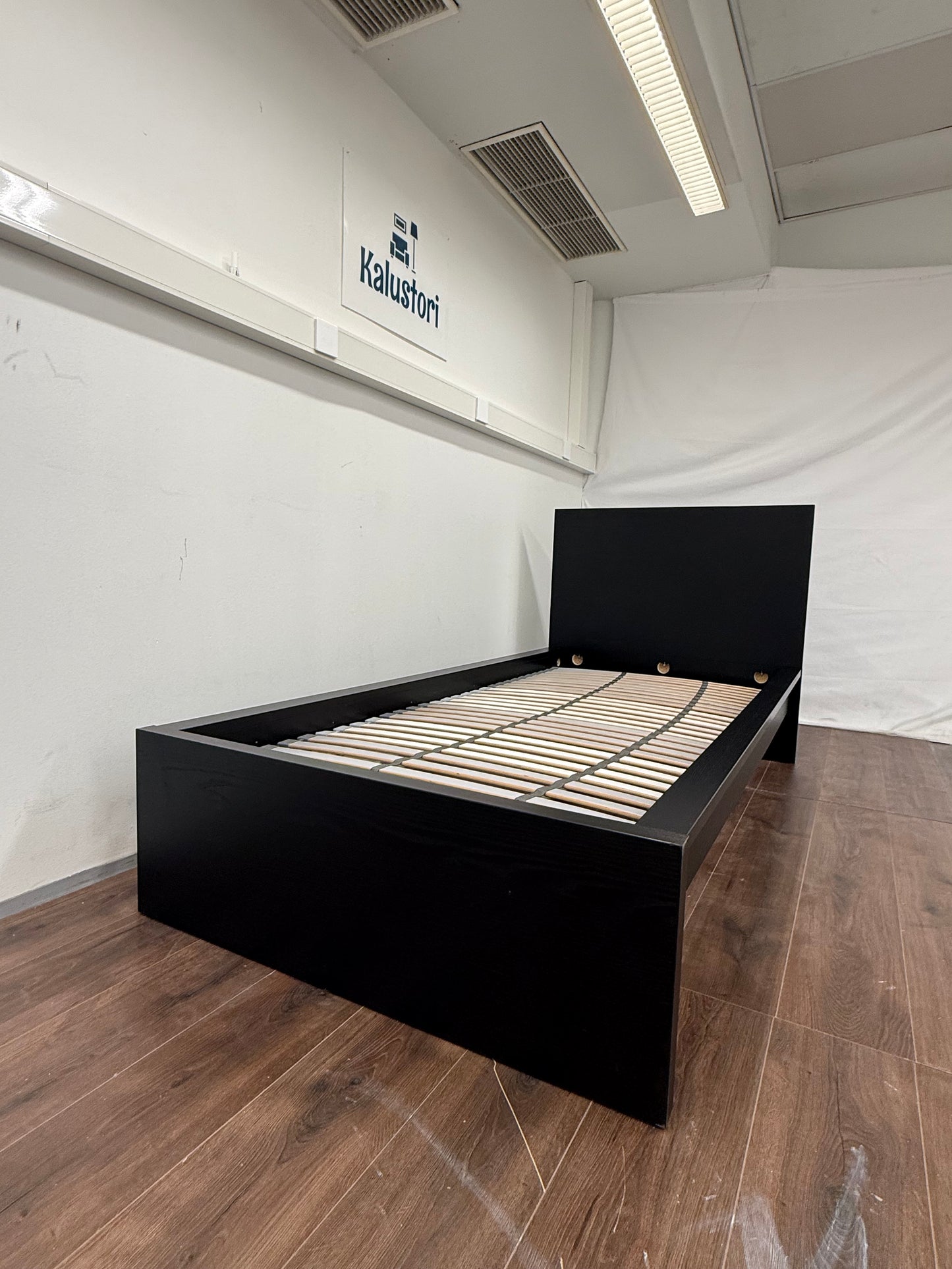 Ikea Malm 90x200 cm Sängynrunko musta Kalustori