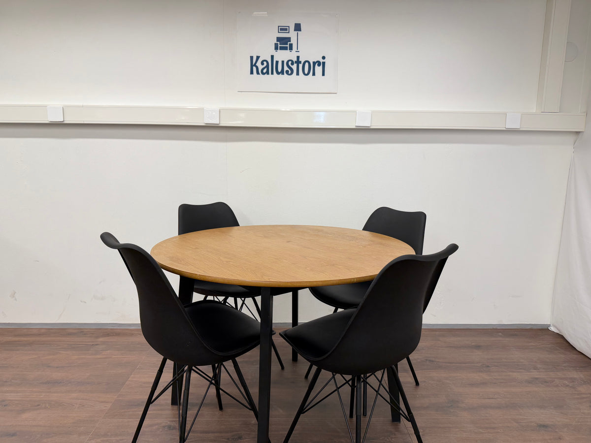 Jysk Jegind Ruokapöytä ja 4 Tuolia Kalustori