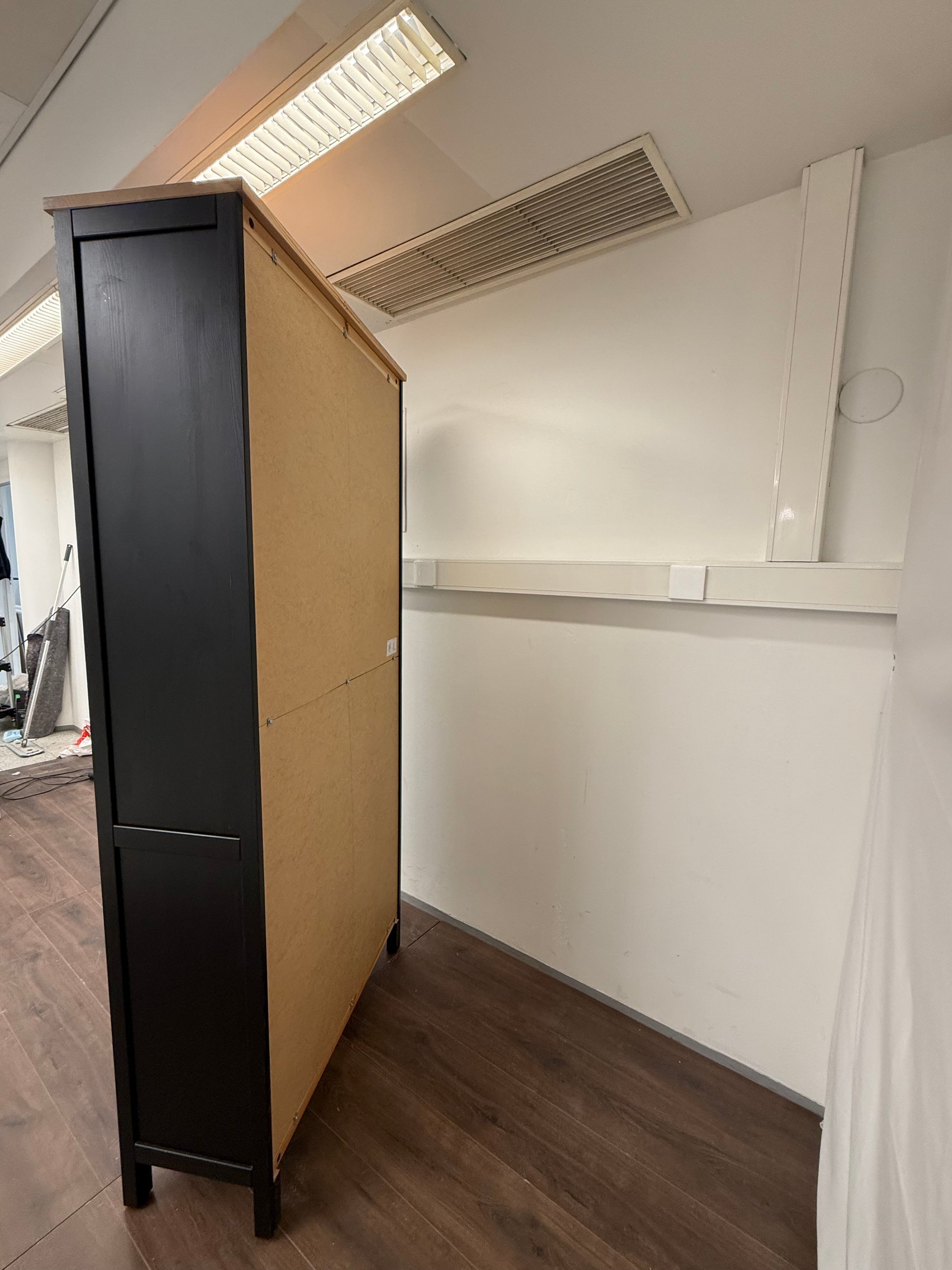 Ikea HEMNES Kirjahylly, mustanruskea/vaaleanruskea, 90x197 cm Kalustori