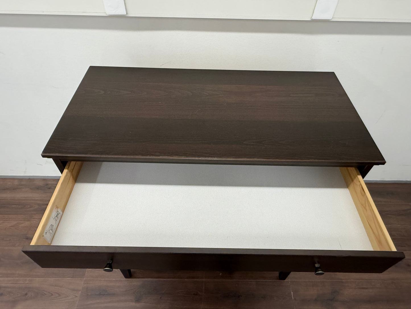 Ikea IDANÄS Lipasto, 4 laatikkoa, tummanruskea petsattu, 104x118 cm Kalustori