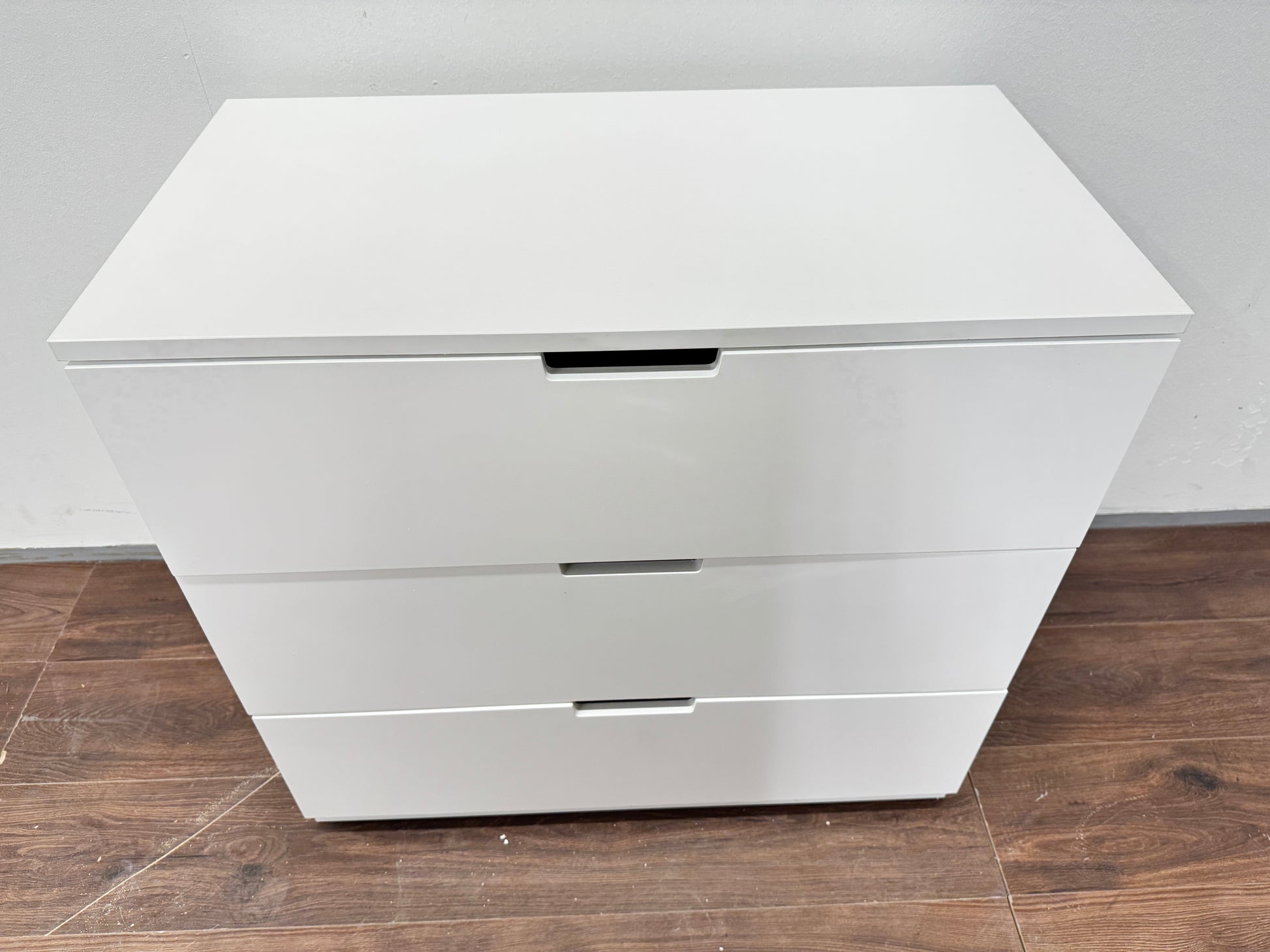 Ikea NORDLI Lipasto, 3 laatikkoa, valkoinen, 80x76 cm Kalustori
