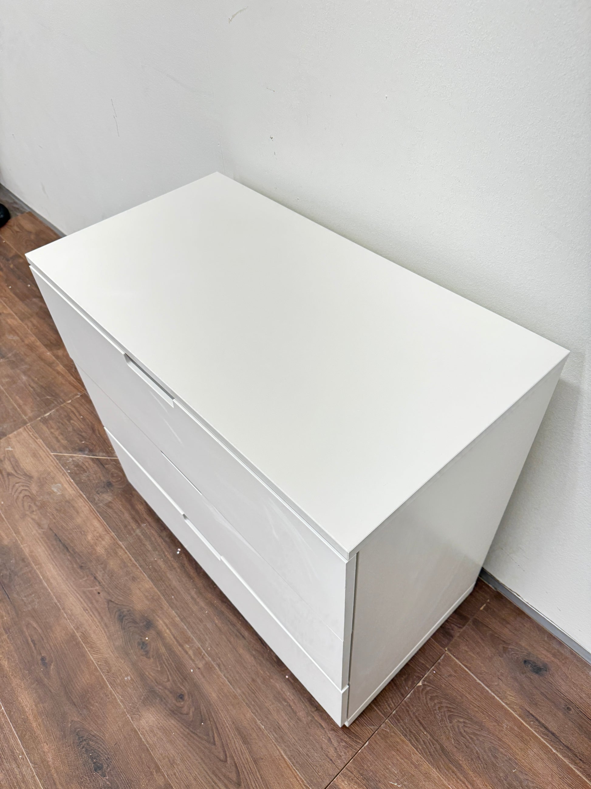 Ikea NORDLI Lipasto, 3 laatikkoa, valkoinen, 80x76 cm Kalustori