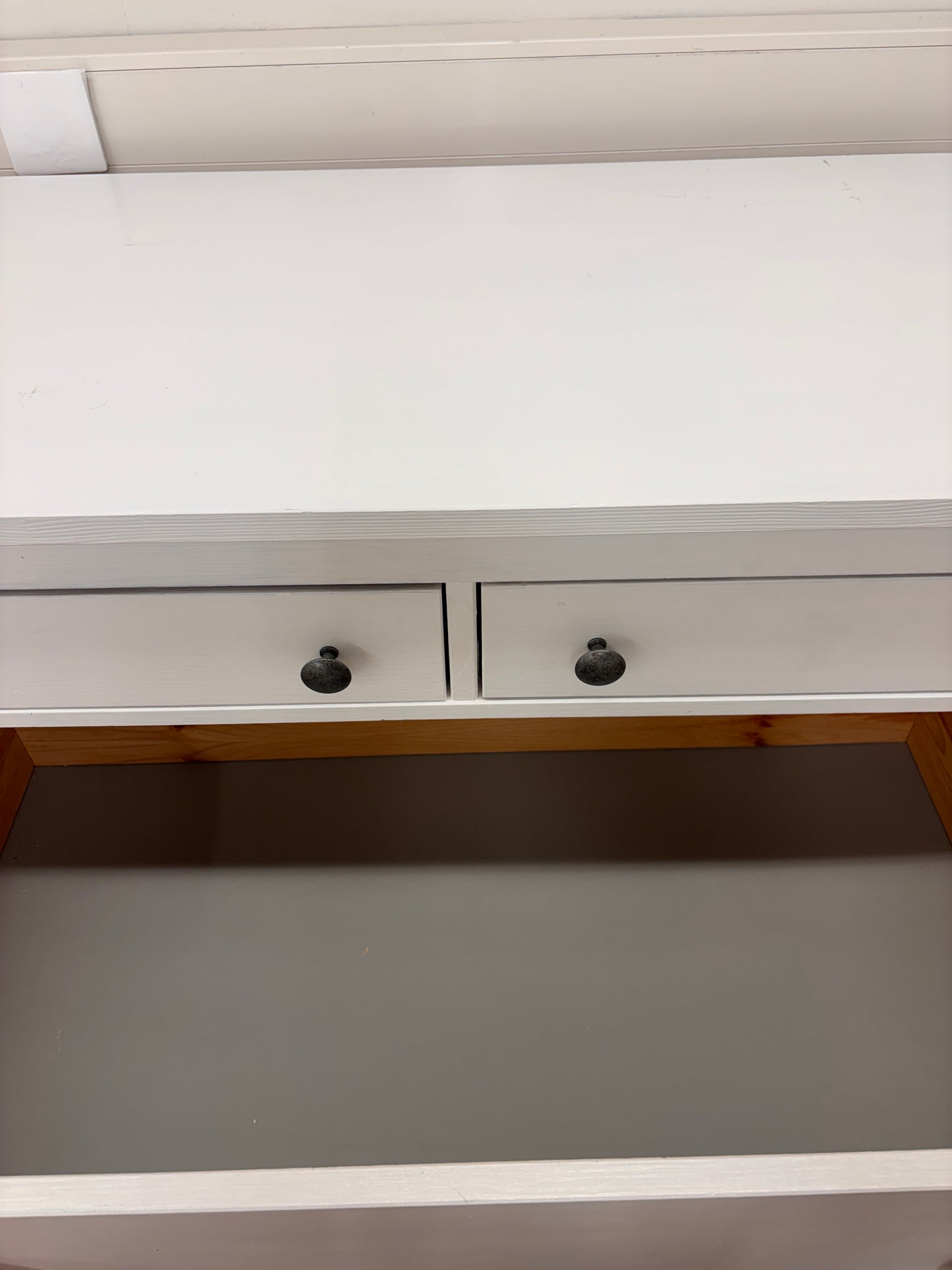 Ikea HEMNES Lipasto, 6 laatikkoa, valkoiseksi petsattu, 108x131 cm Kalustori