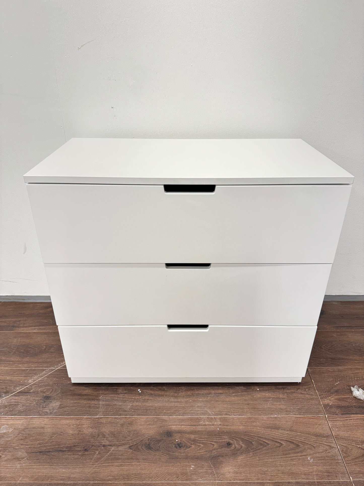Ikea NORDLI Lipasto, 3 laatikkoa, valkoinen, 80x76 cm Kalustori