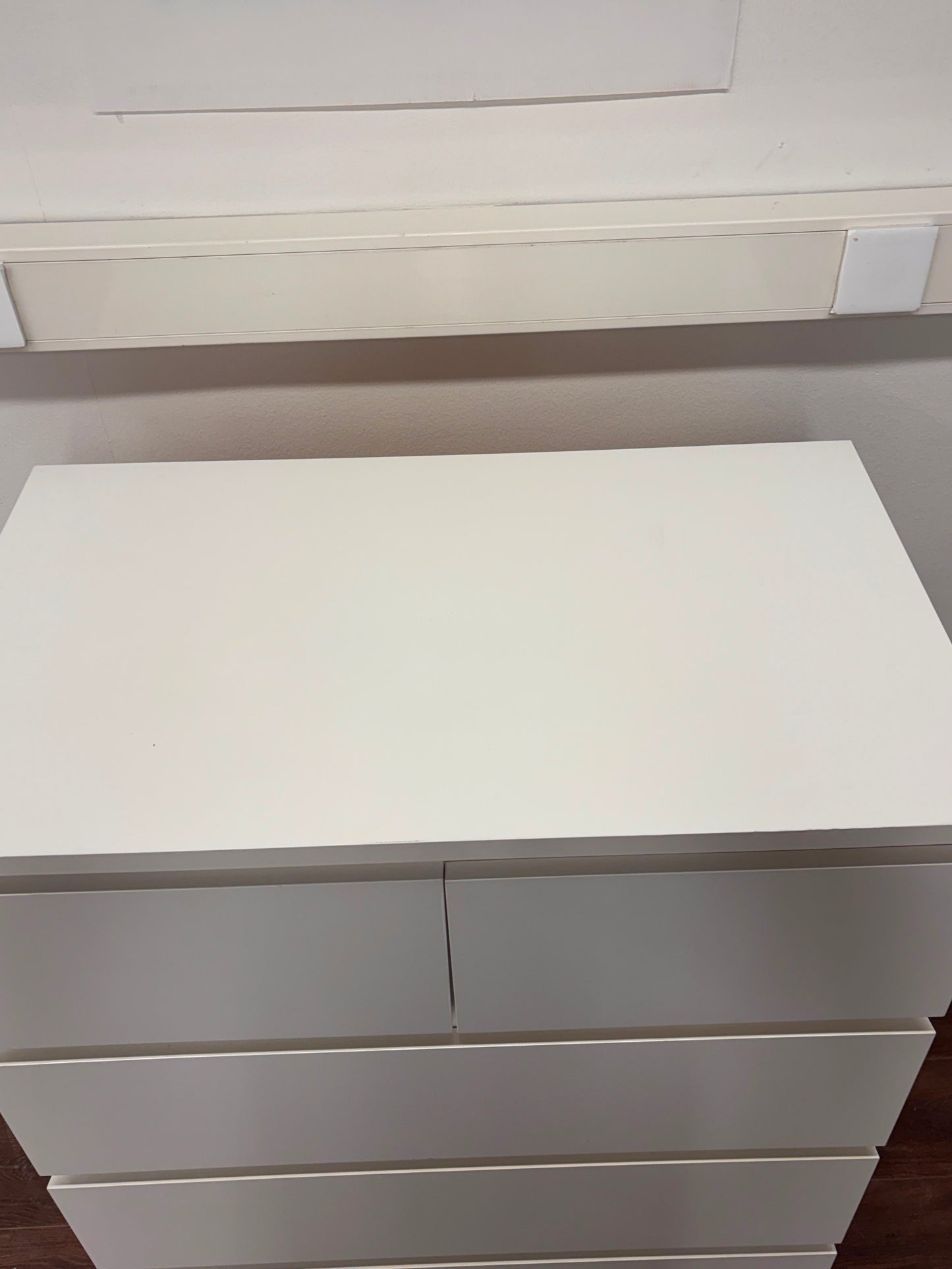 Ikea MALM Lipasto, 6 laatikkoa, valkoinen, 80x123 cm Kalustori
