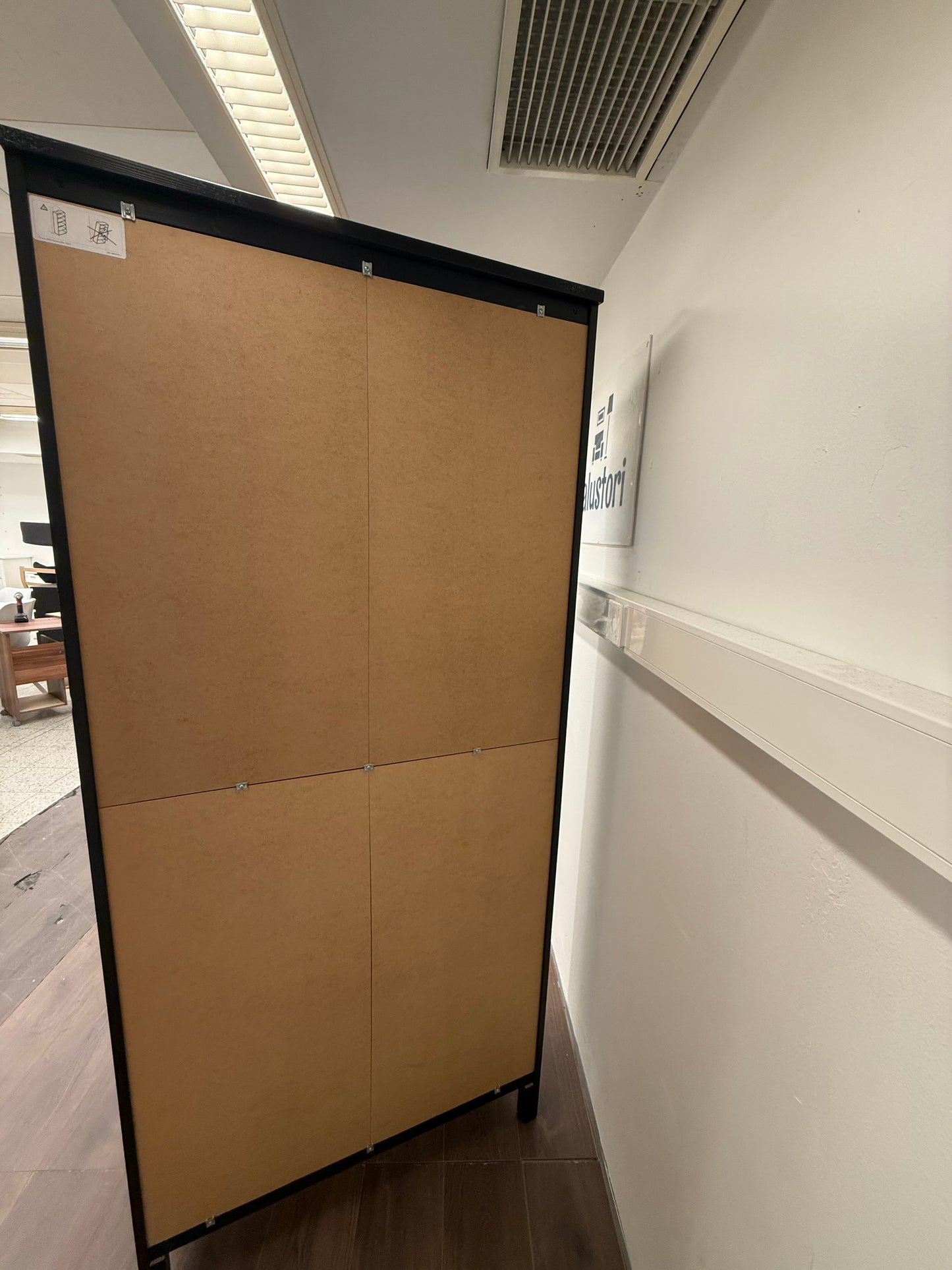 Ikea HEMNES Kirjahylly, musta , 90x197 cm Kalustori