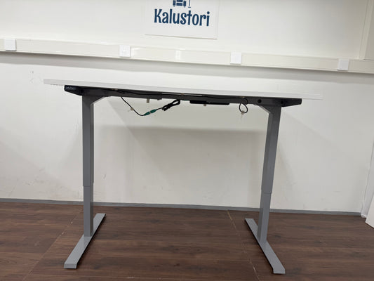 Isku Työpöytä, säädettävä, sähköinen valkoinen, 140x70 cm Kalustori
