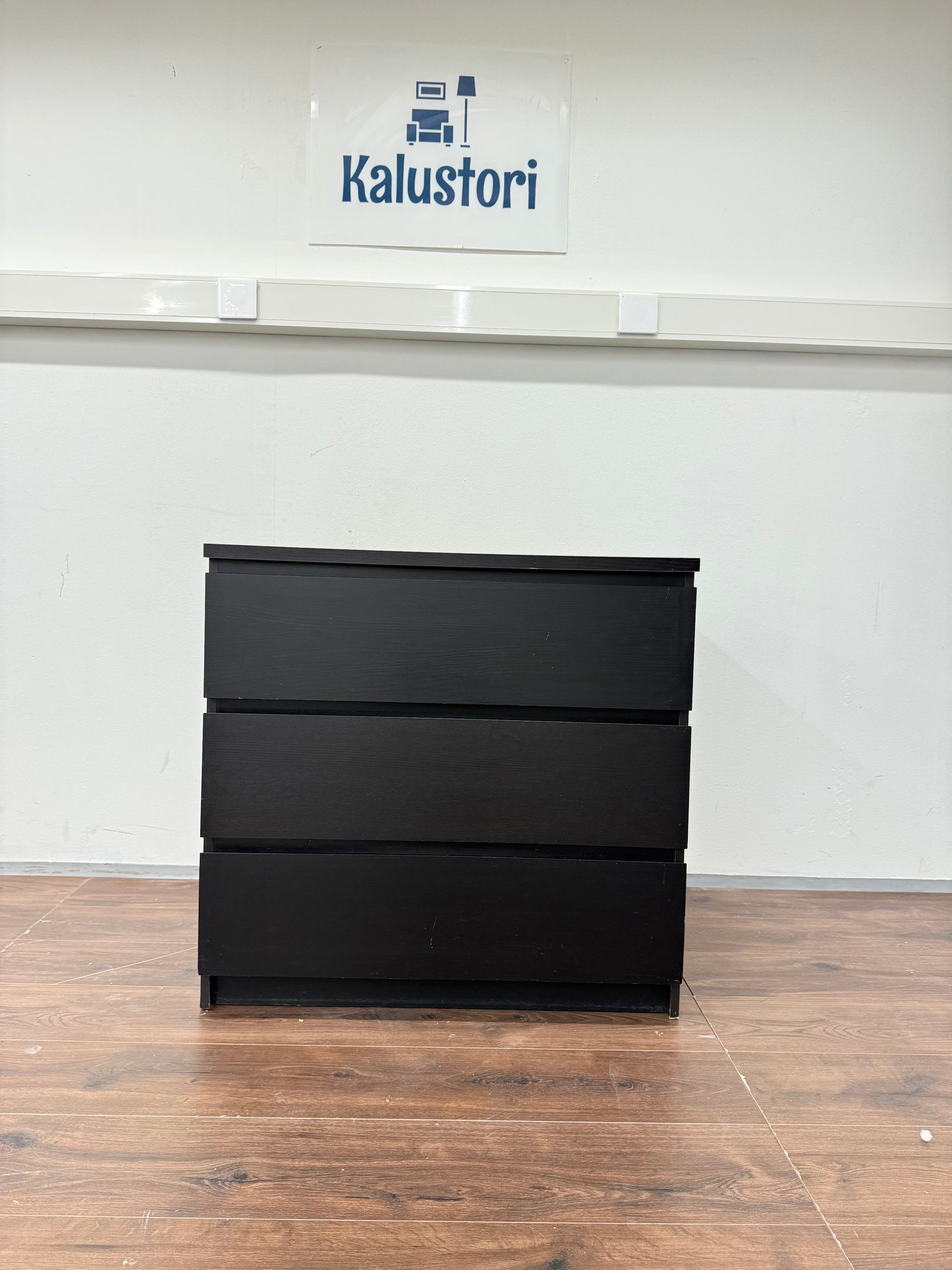 Ikea MALM Lipasto, 3 laatikkoa, 80x78 cm Kalustori