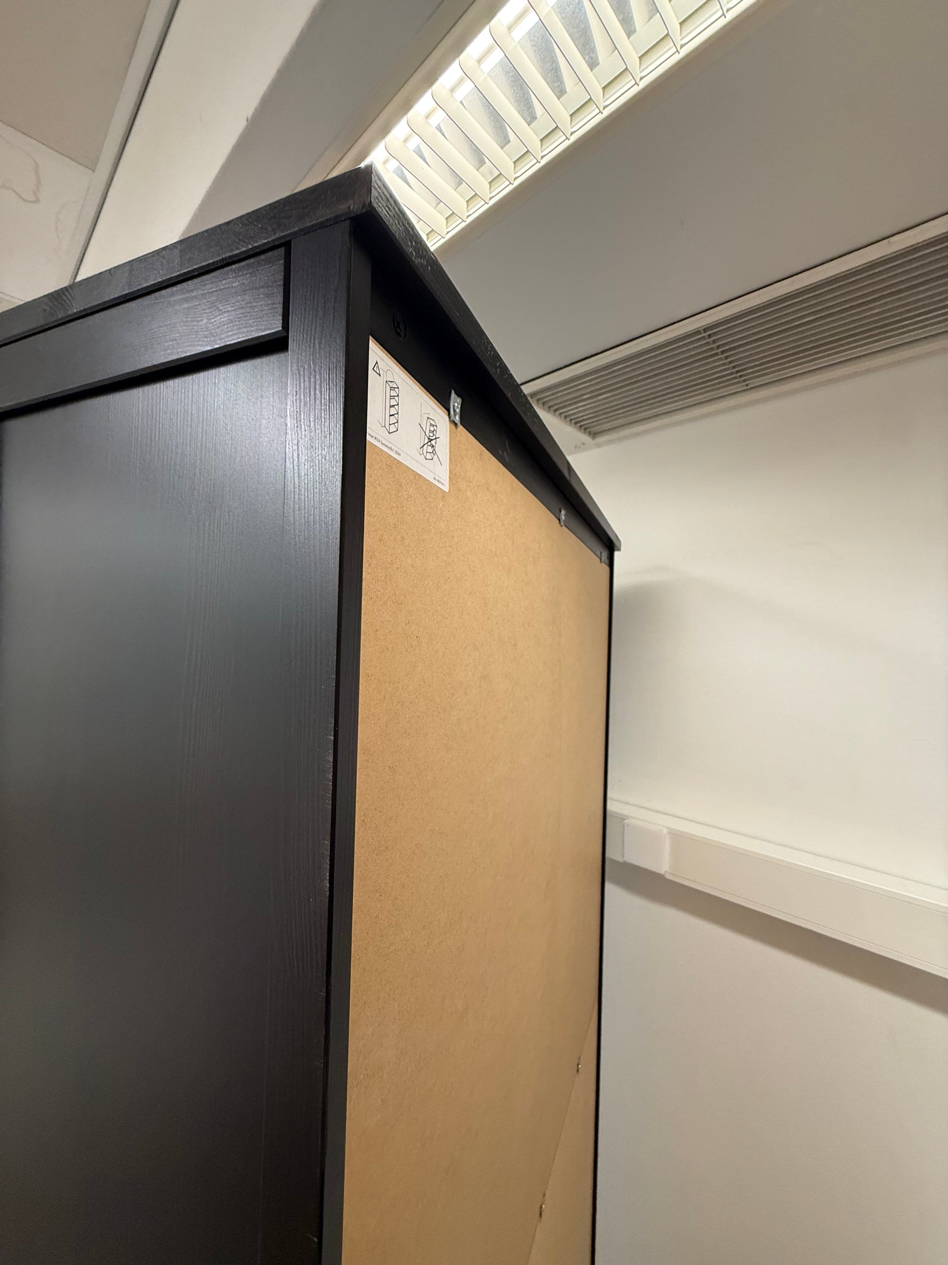 Ikea HEMNES Kirjahylly, musta , 90x197 cm Kalustori