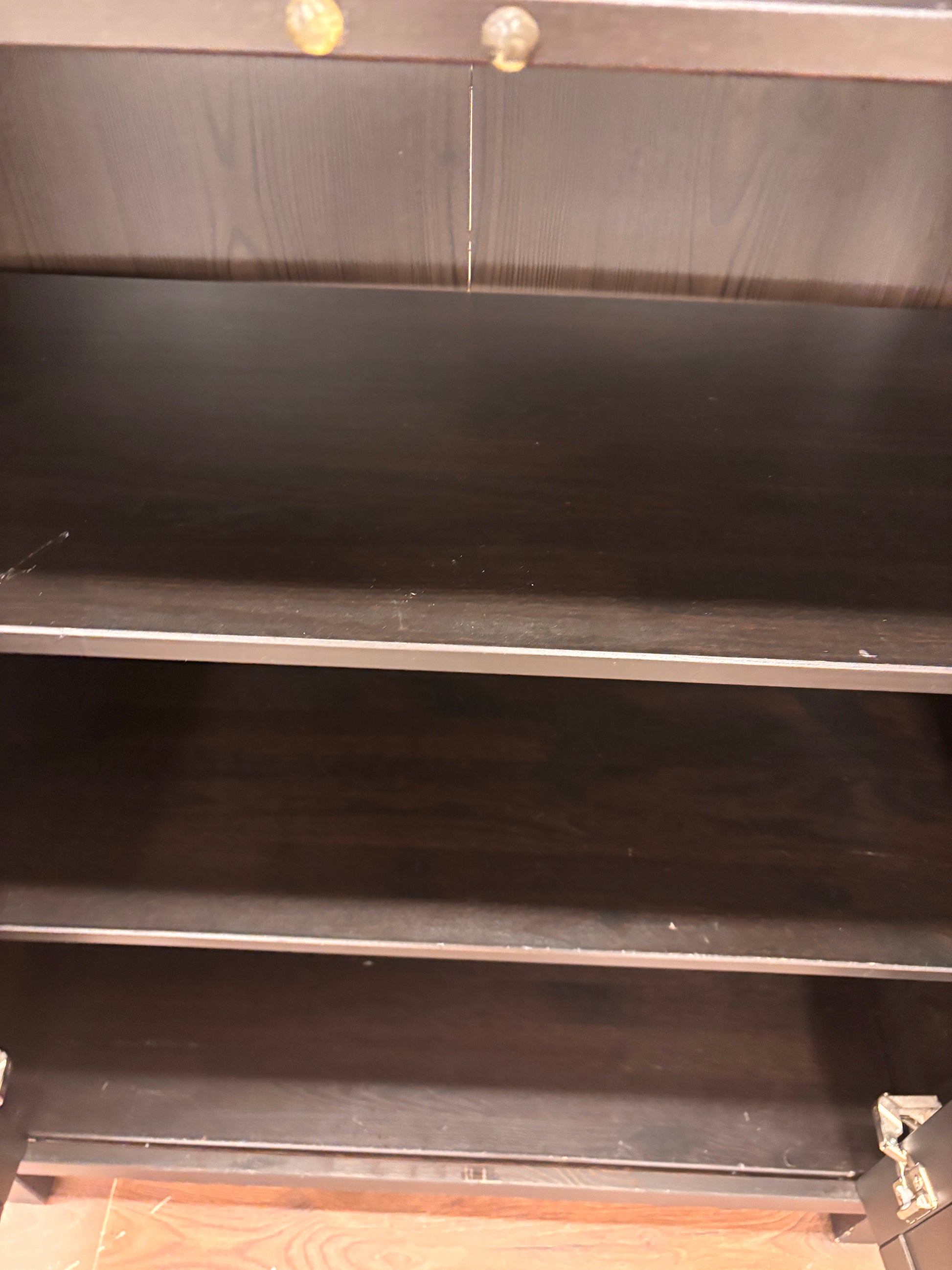 IKEA Hemnes ,vitriinikaappi ,mustanruskea Kalustori