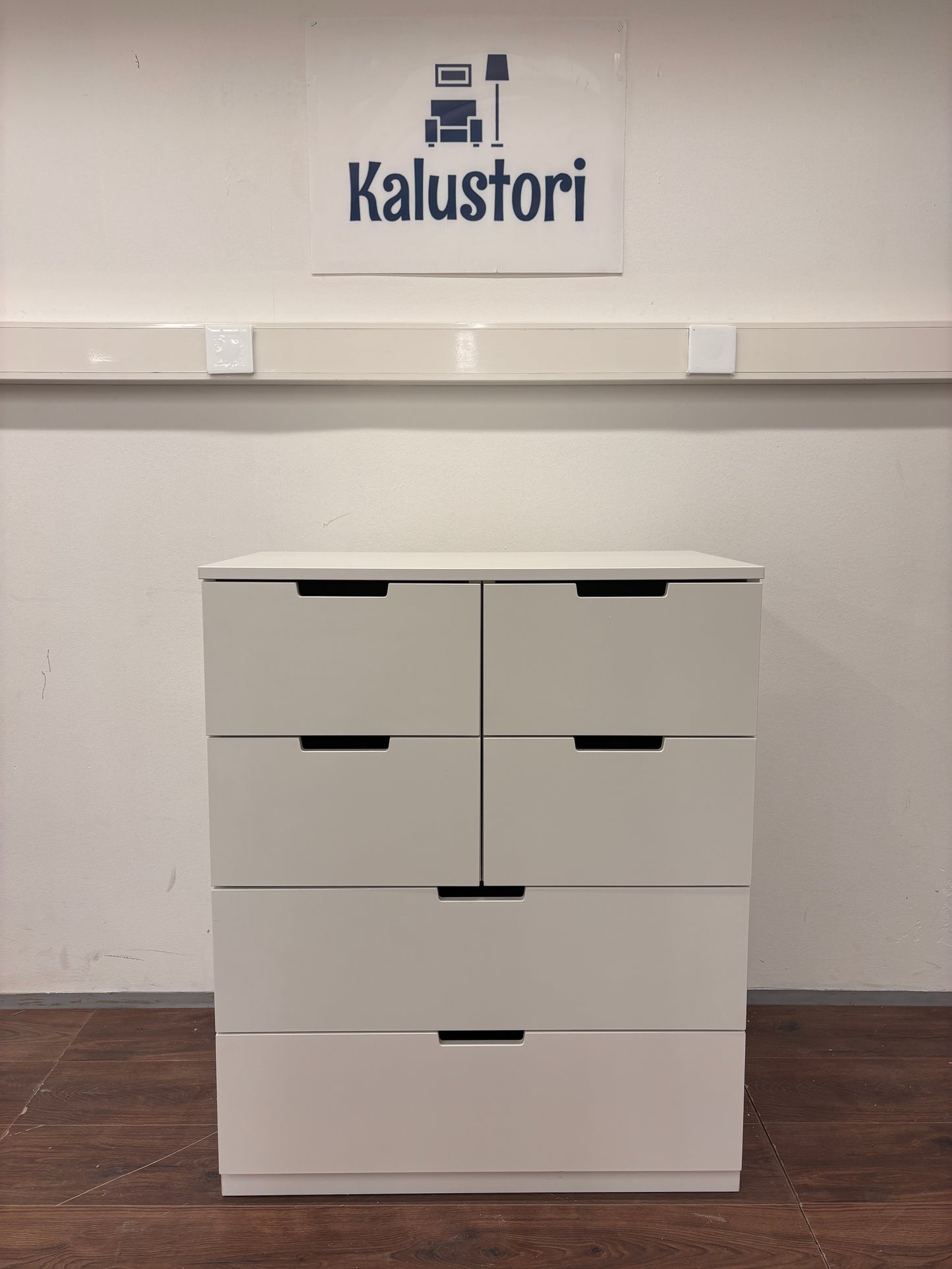 IKEA Nordli 6-laatikkoinen lipasto,valkoinen Kalustori