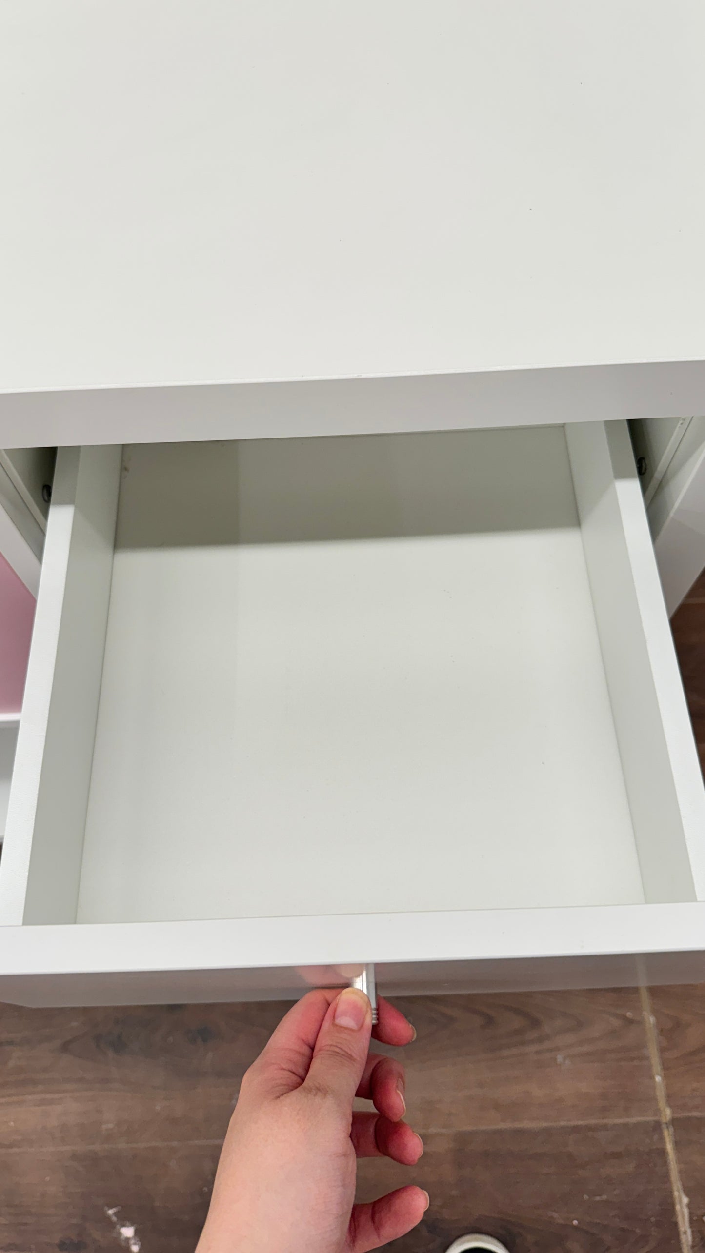 Ikea KALLAX Hylly ja ovi/2 laatikkoa, valkoinen, 77x77 cm Kalustori