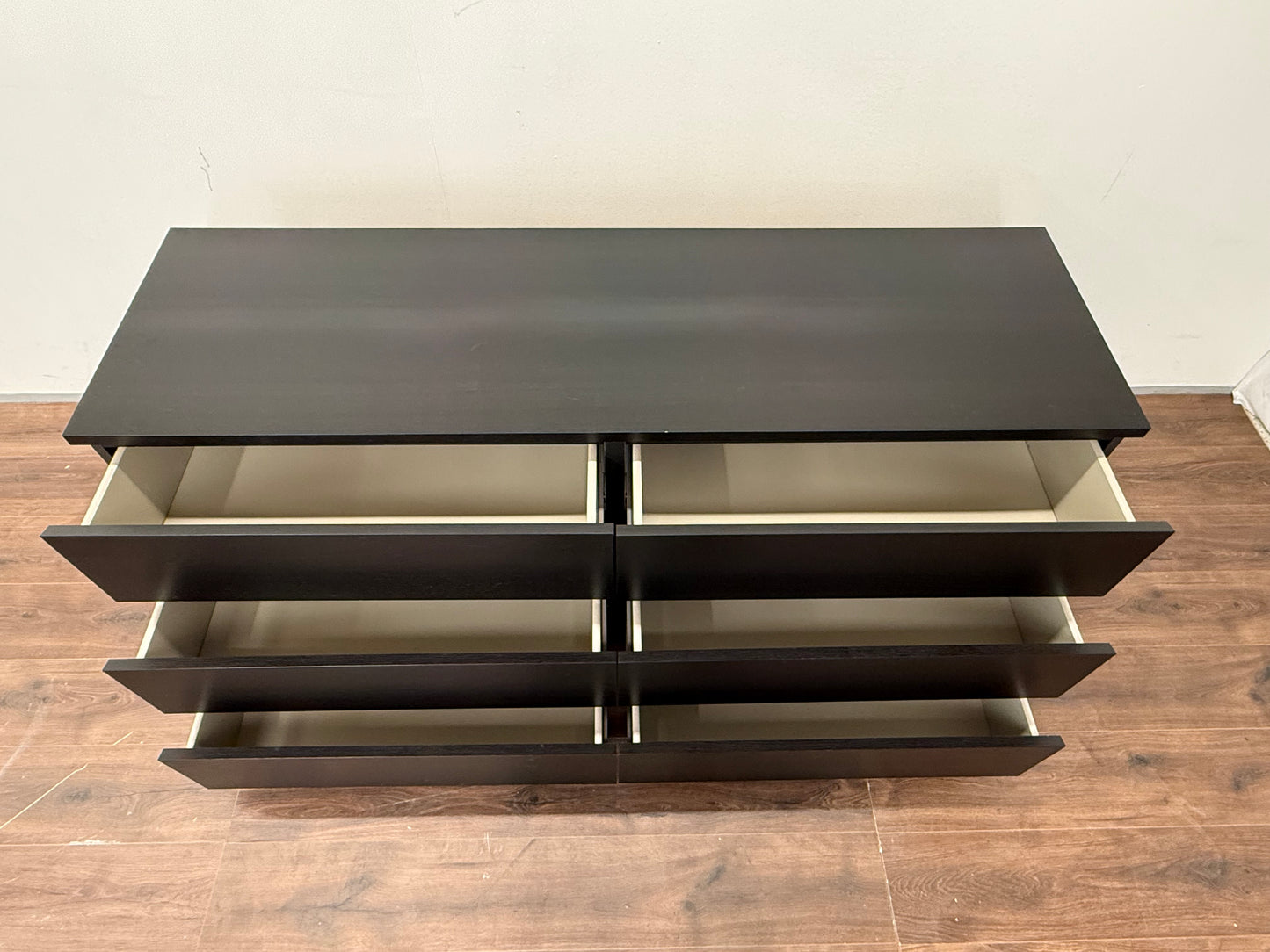 Ikea Malm 6 Laatikkoa Lipasto, musta, 160x78 cm Kalustori