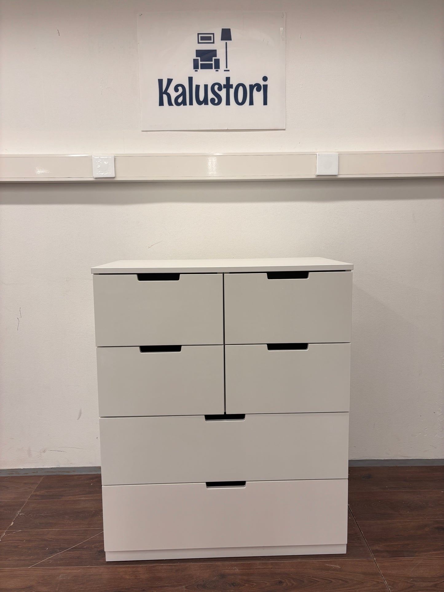 IKEA Nordli 6-laatikkoinen lipasto,valkoinen Kalustori