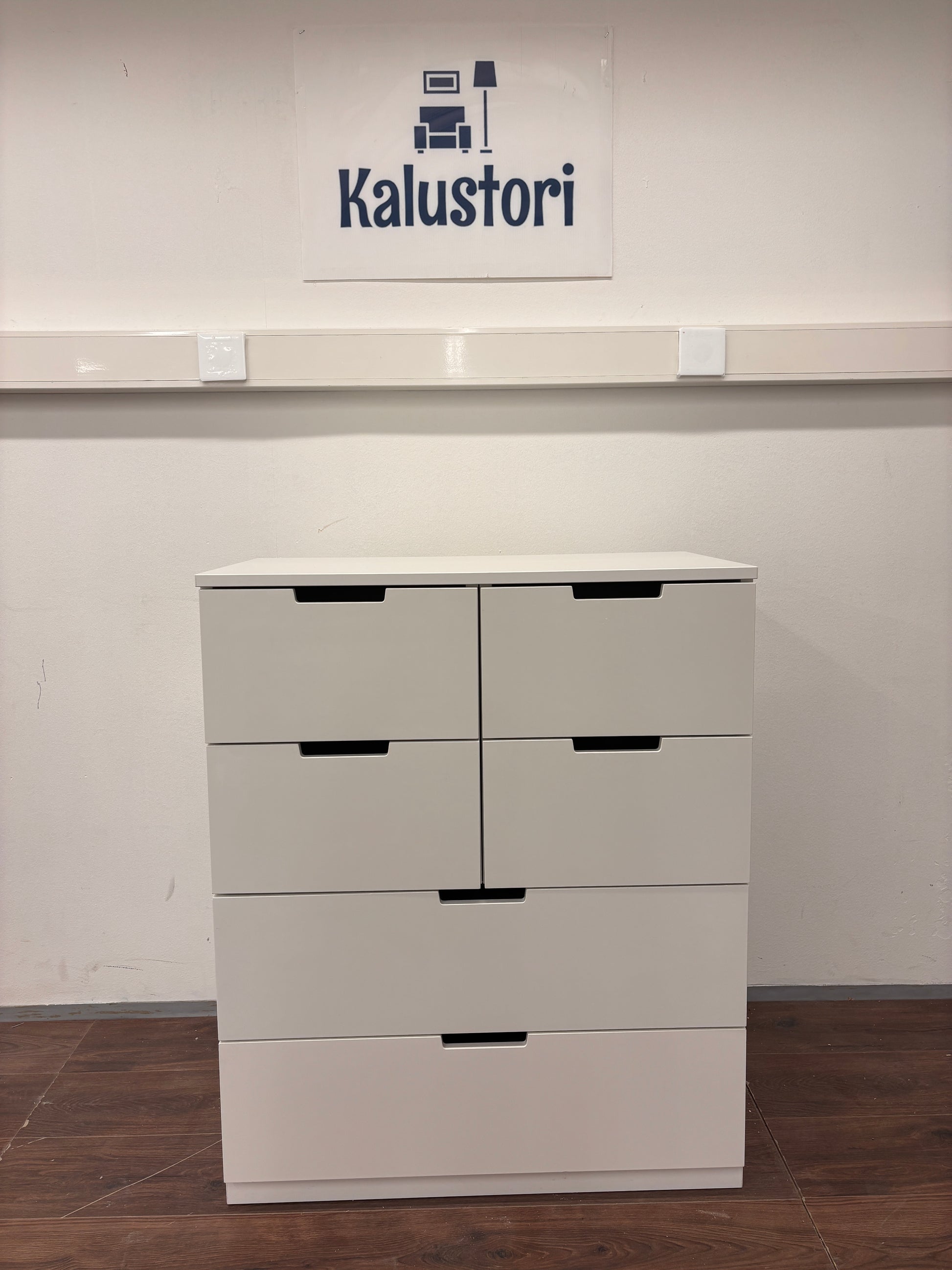 IKEA Nordli 6-laatikkoinen lipasto,valkoinen Kalustori