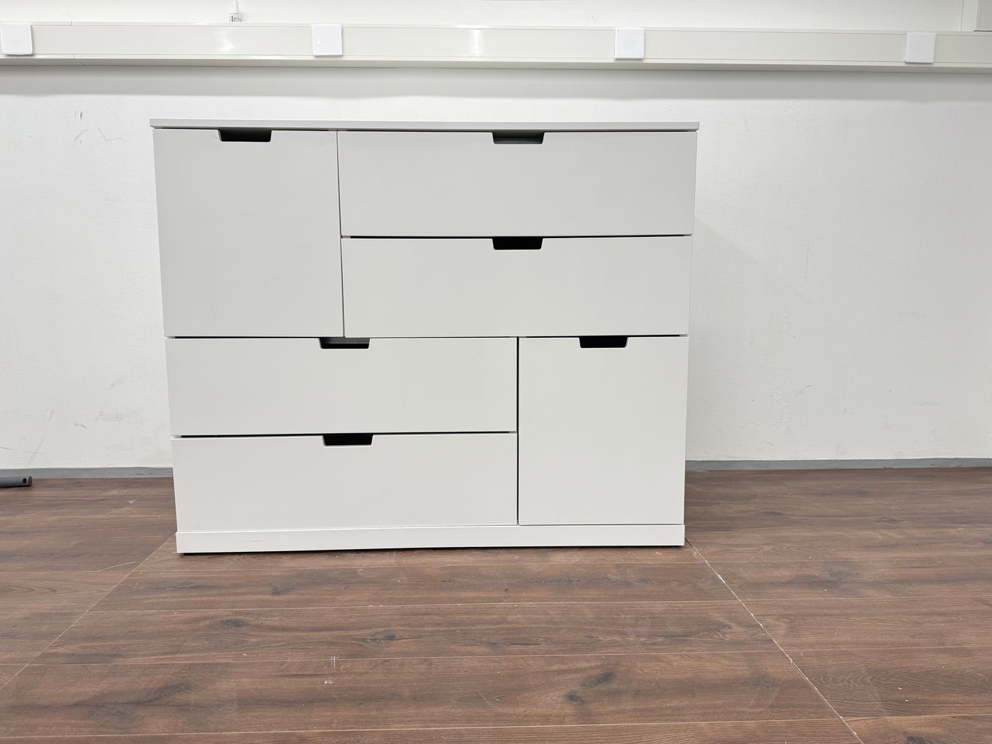 Ikea NORDLI Lipasto, 6 laatikkoa, valkoinen, 120x99 cm Kalustori