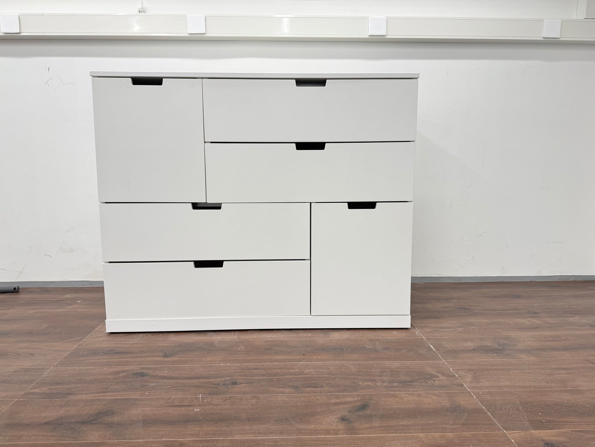 Ikea NORDLI Lipasto, 6 laatikkoa, valkoinen, 120x99 cm Kalustori