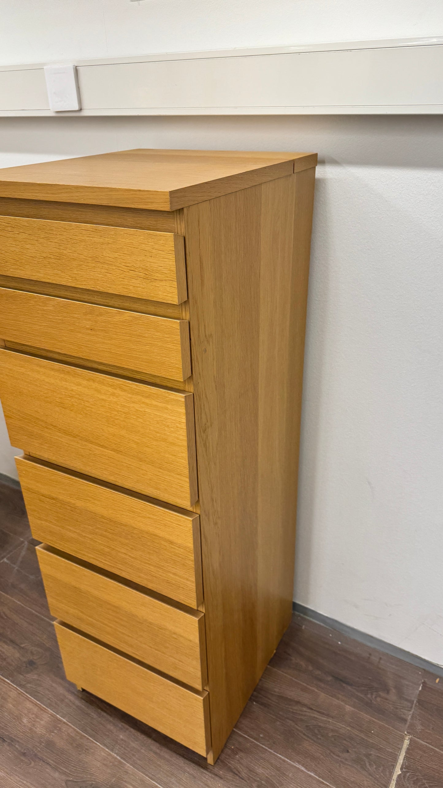 Ikea MALM Korkea Lipasto Peilillä 123x48 cm Kalustori