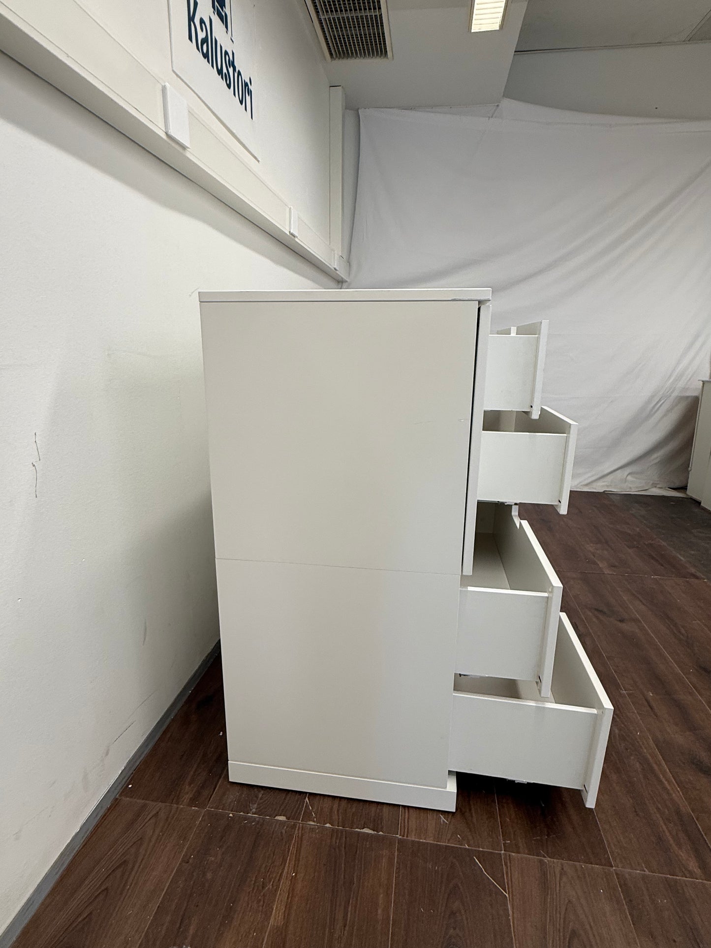 Ikea NORDLI Lipasto, 6 laatikkoa, valkoinen, 120x99 cm Kalustori