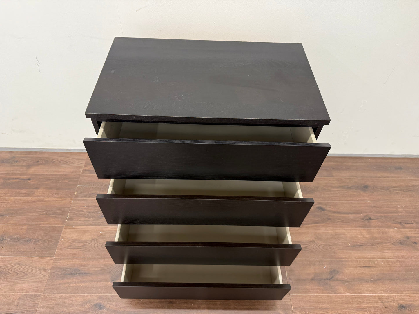 Ikea Malm Lipasto, 4 laatikkoa, Musta , 80x100 cm Kalustori