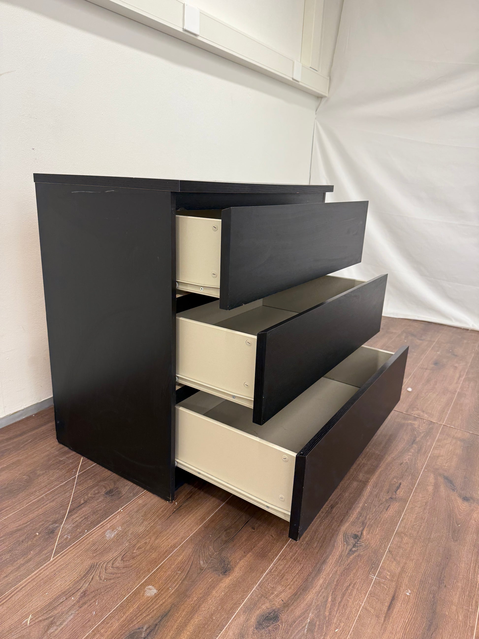 Ikea MALM Lipasto, 3 laatikkoa, 80x78 cm Kalustori