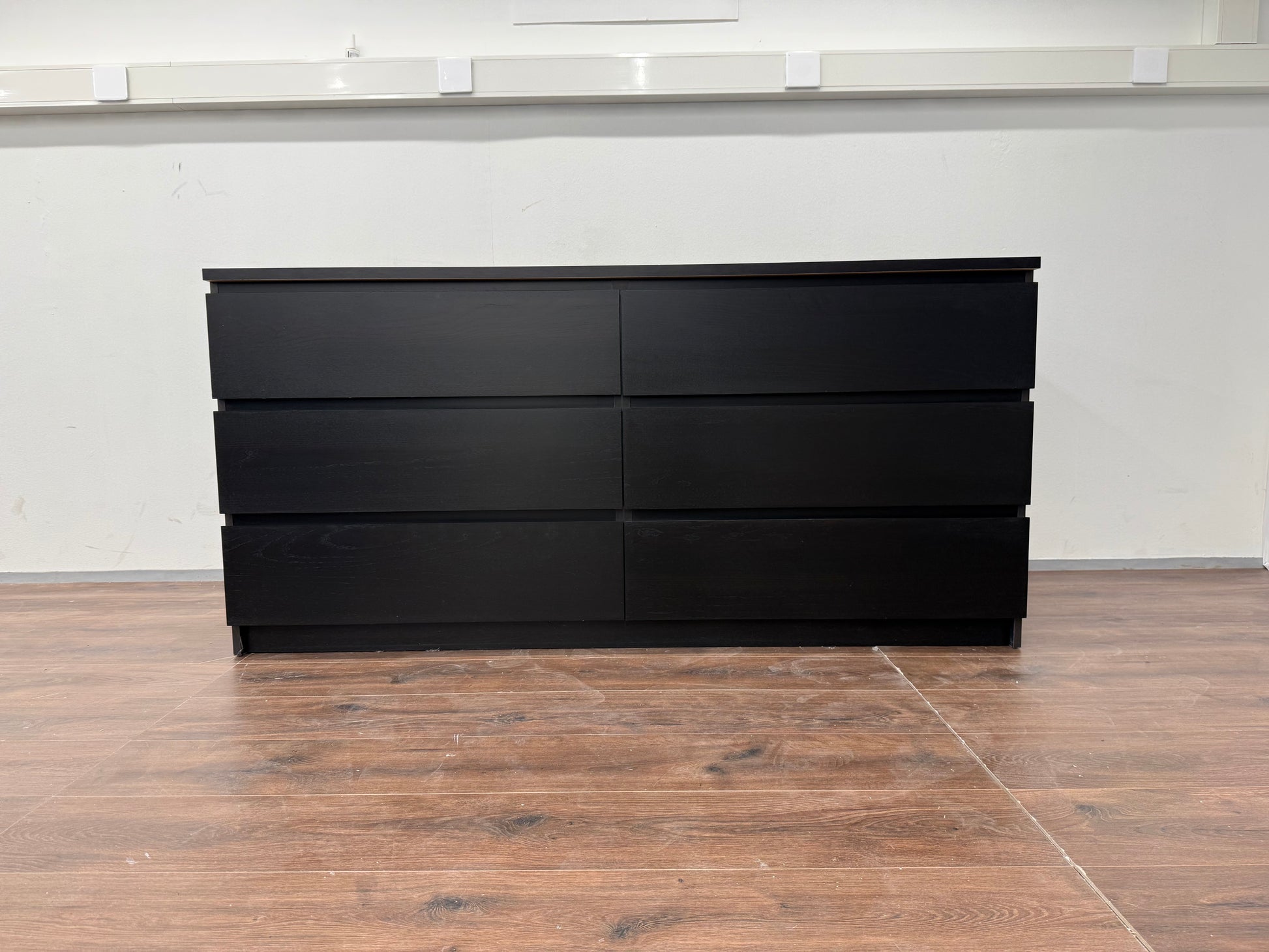 Ikea Malm 6 Laatikkoa Lipasto, musta, 160x78 cm Kalustori