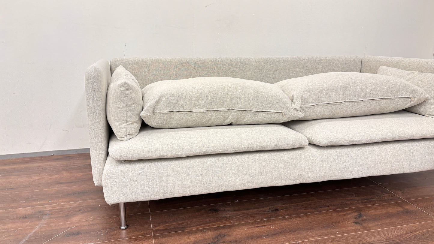 Ikea SODERHAMN 3 Istuttava Viarp beige/ruskea Sohva Kalustori