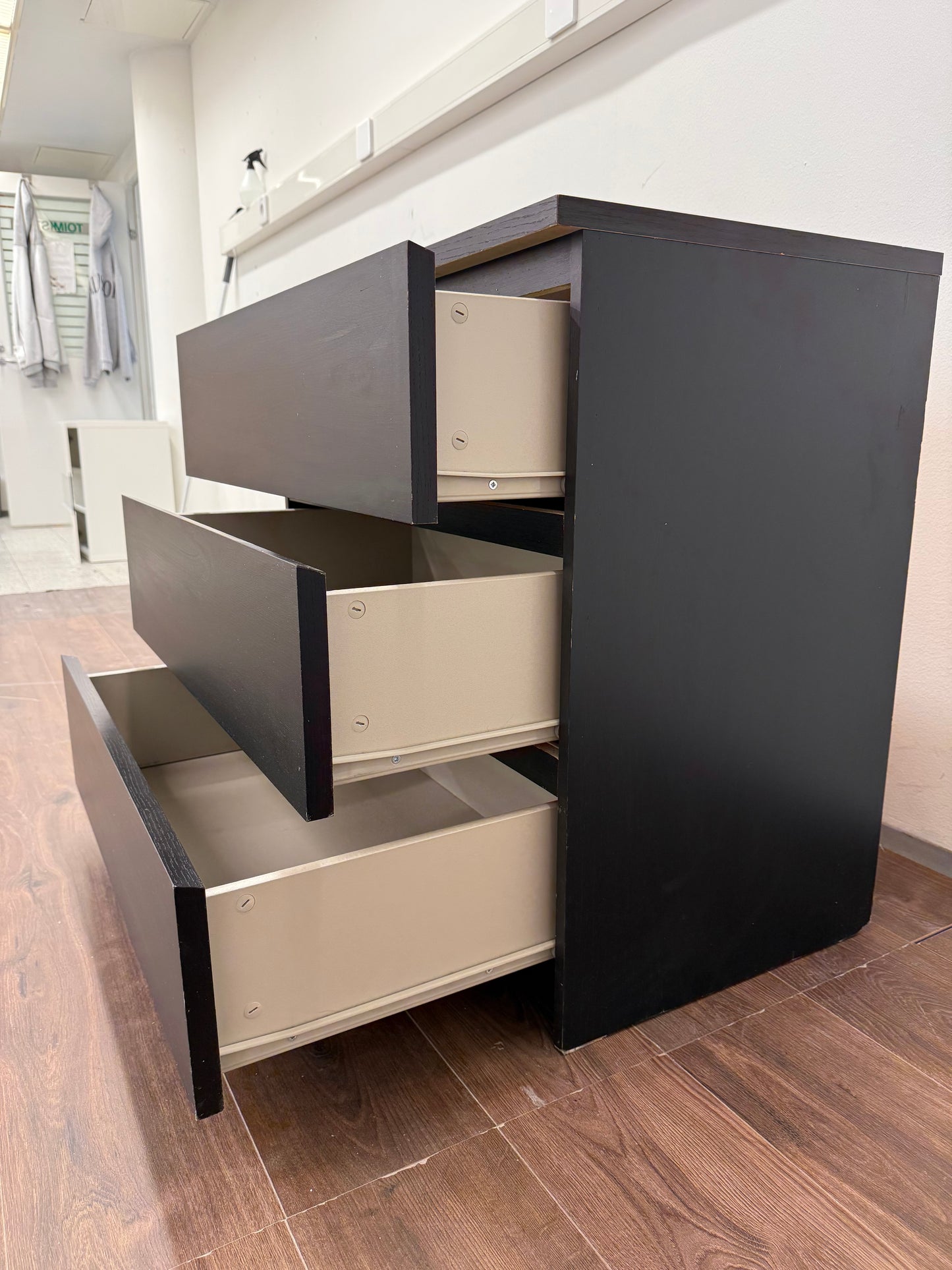 Ikea MALM Lipasto, 3 laatikkoa, 80x78 cm Kalustori
