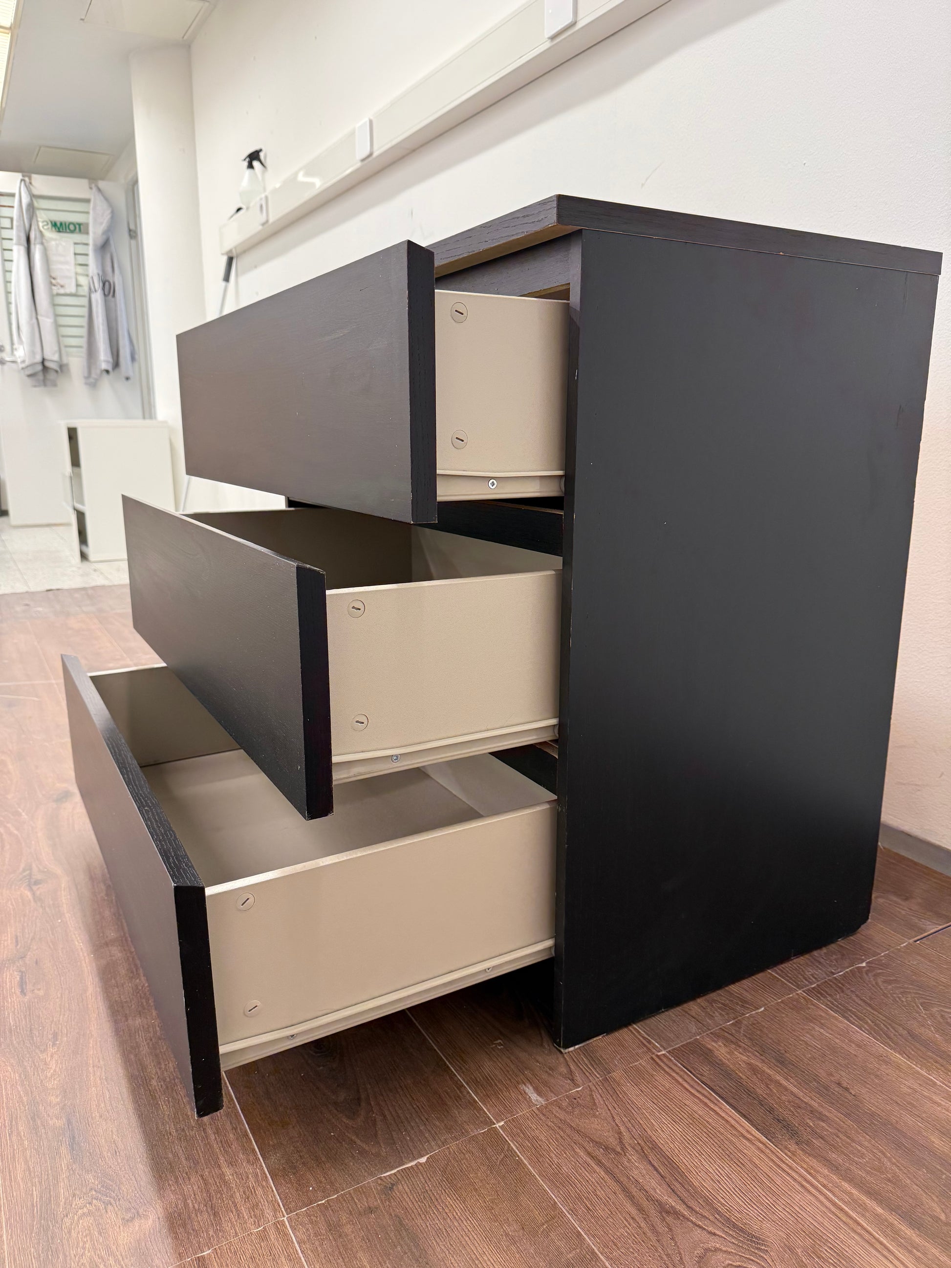 Ikea MALM Lipasto, 3 laatikkoa, 80x78 cm Kalustori