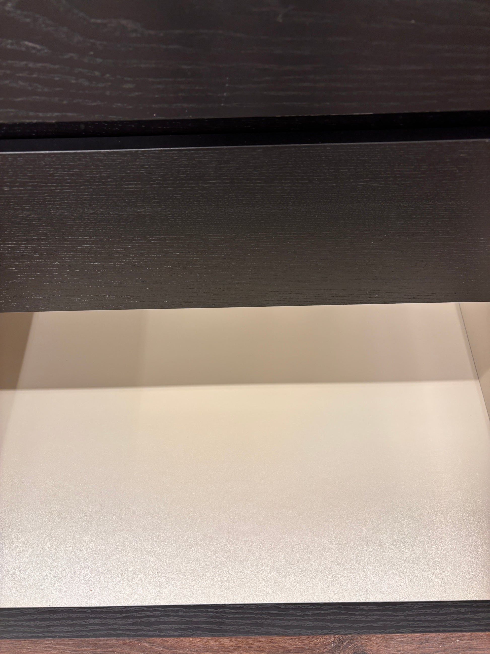 Ikea Malm 6 Laatikkoa Lipasto, musta, 160x78 cm/Senkki (Lasilevyllä) Kalustori