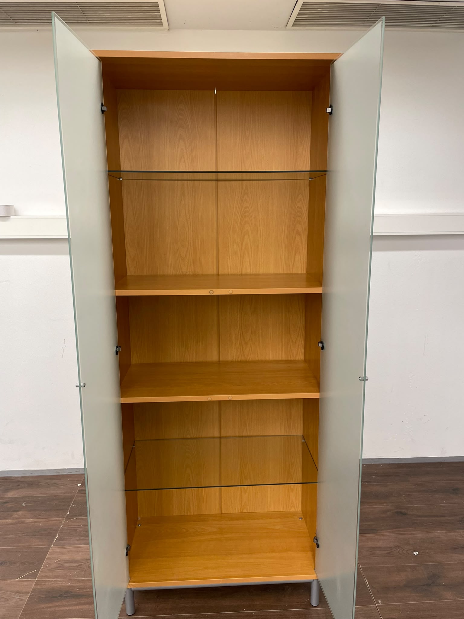 Ikea Billy lasiovinen vitriini Kalustori