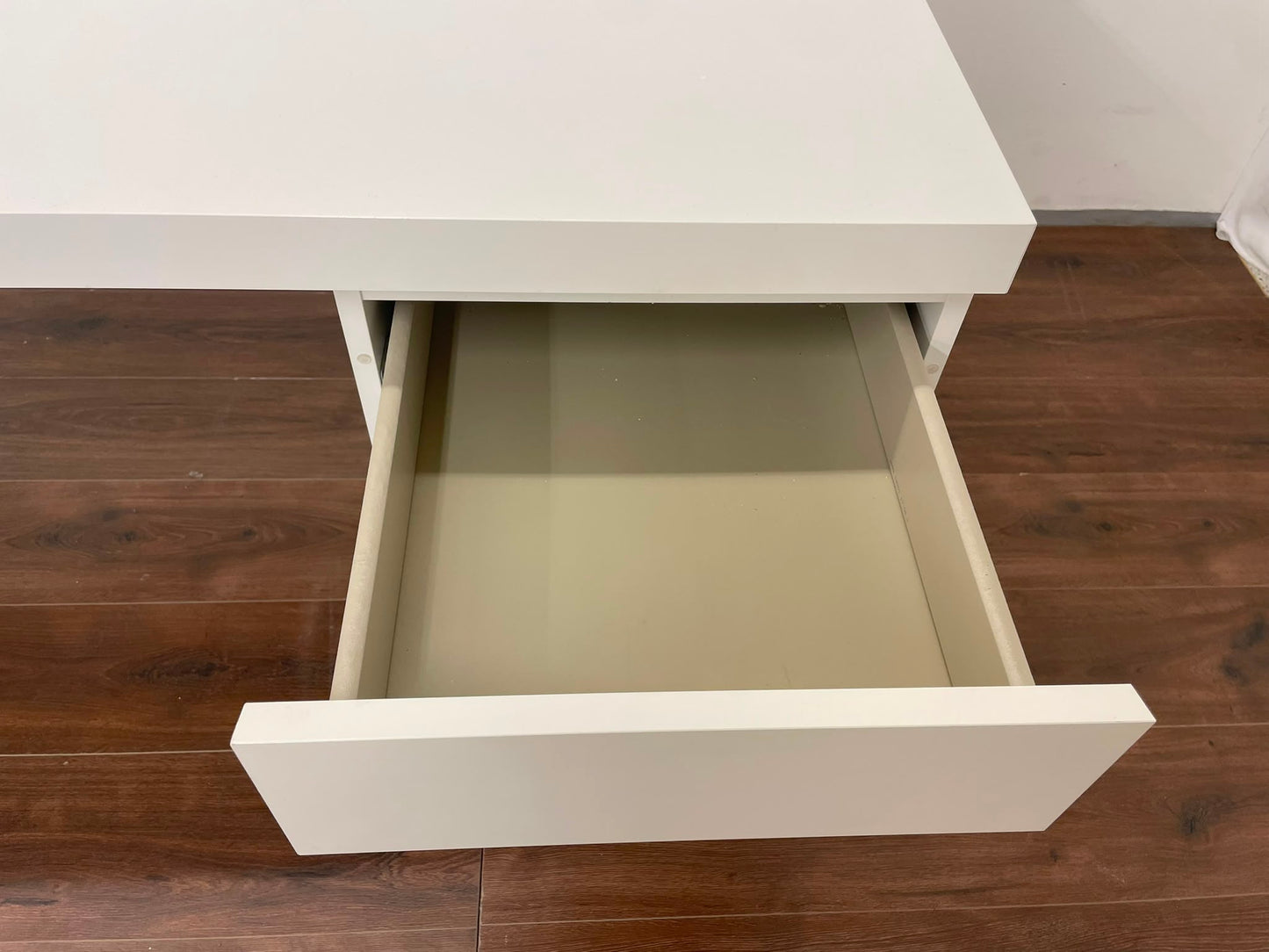 Ikea Malm työpöytä, valkoinen, 140×65 cm Kalustori