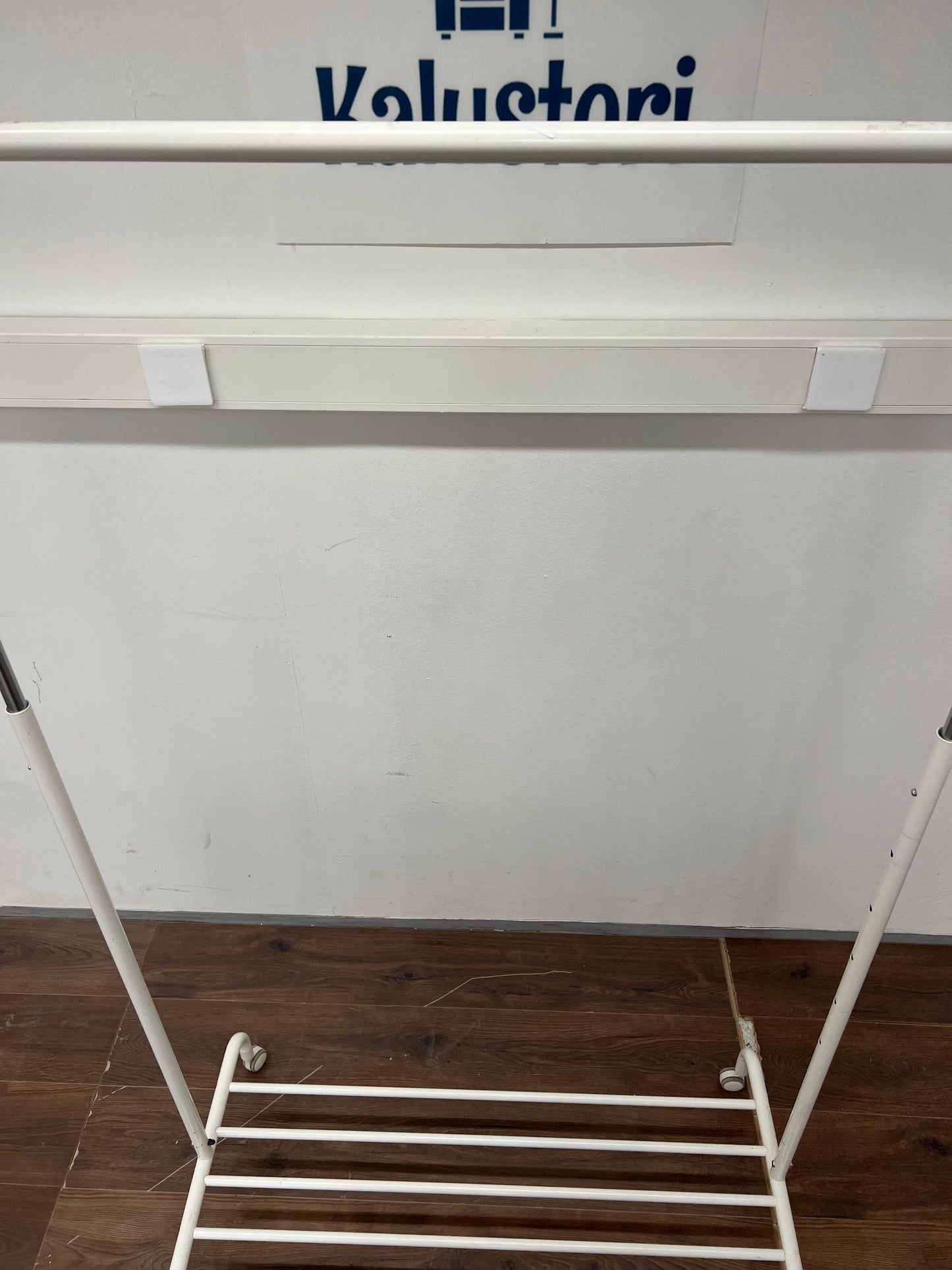 Ikea RIGGA Hattu- ja Takinaulakko, Valkoinen Kalustori