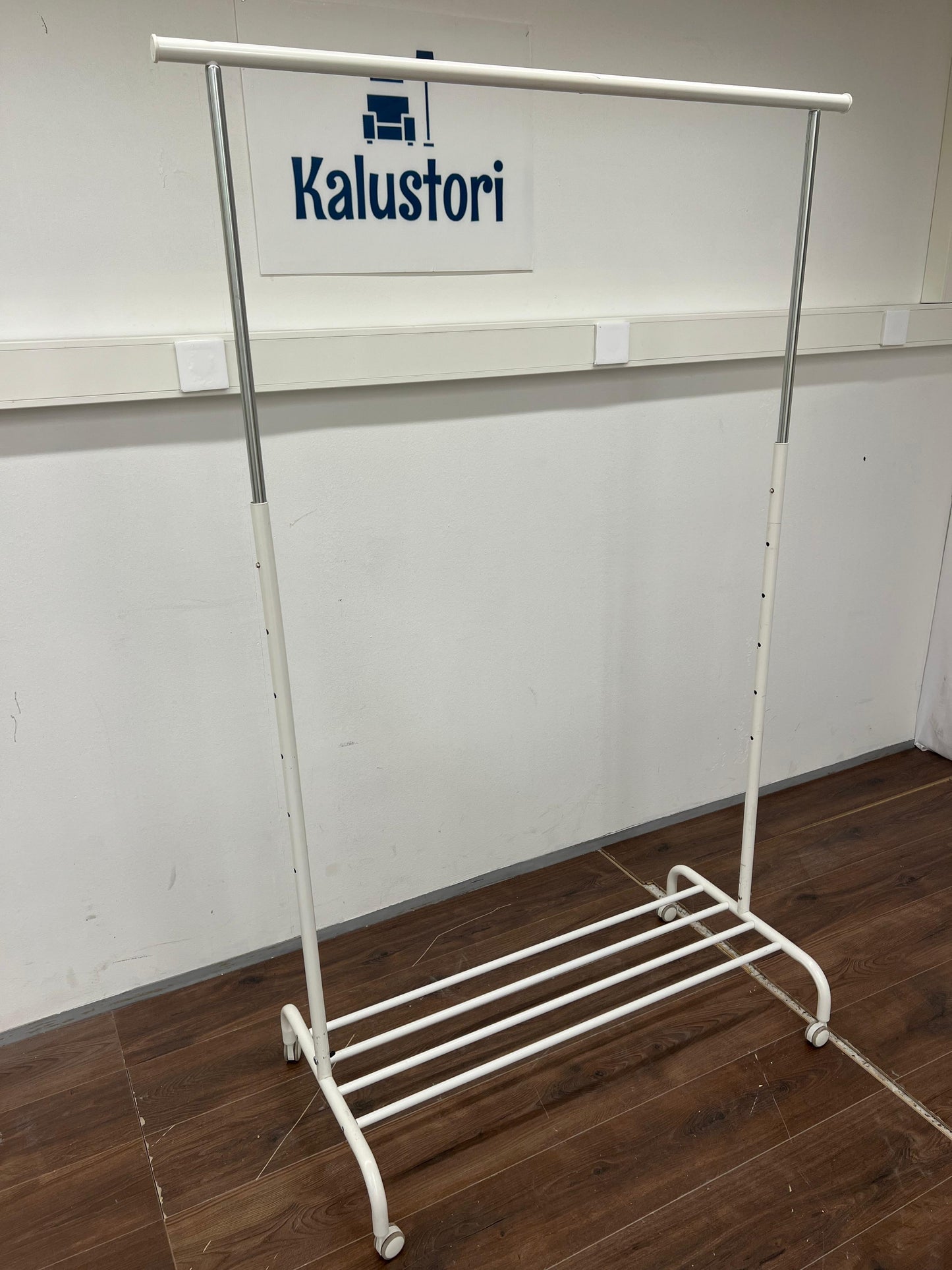 Ikea RIGGA Hattu- ja Takinaulakko, Valkoinen Kalustori
