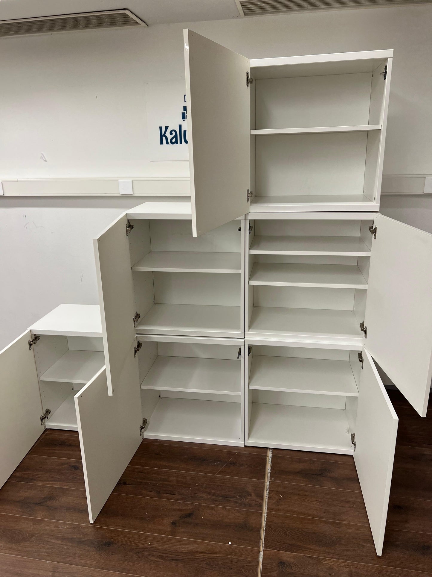 Ikea Bestå Kaappi, 7 kpl, valkoinen Kalustori