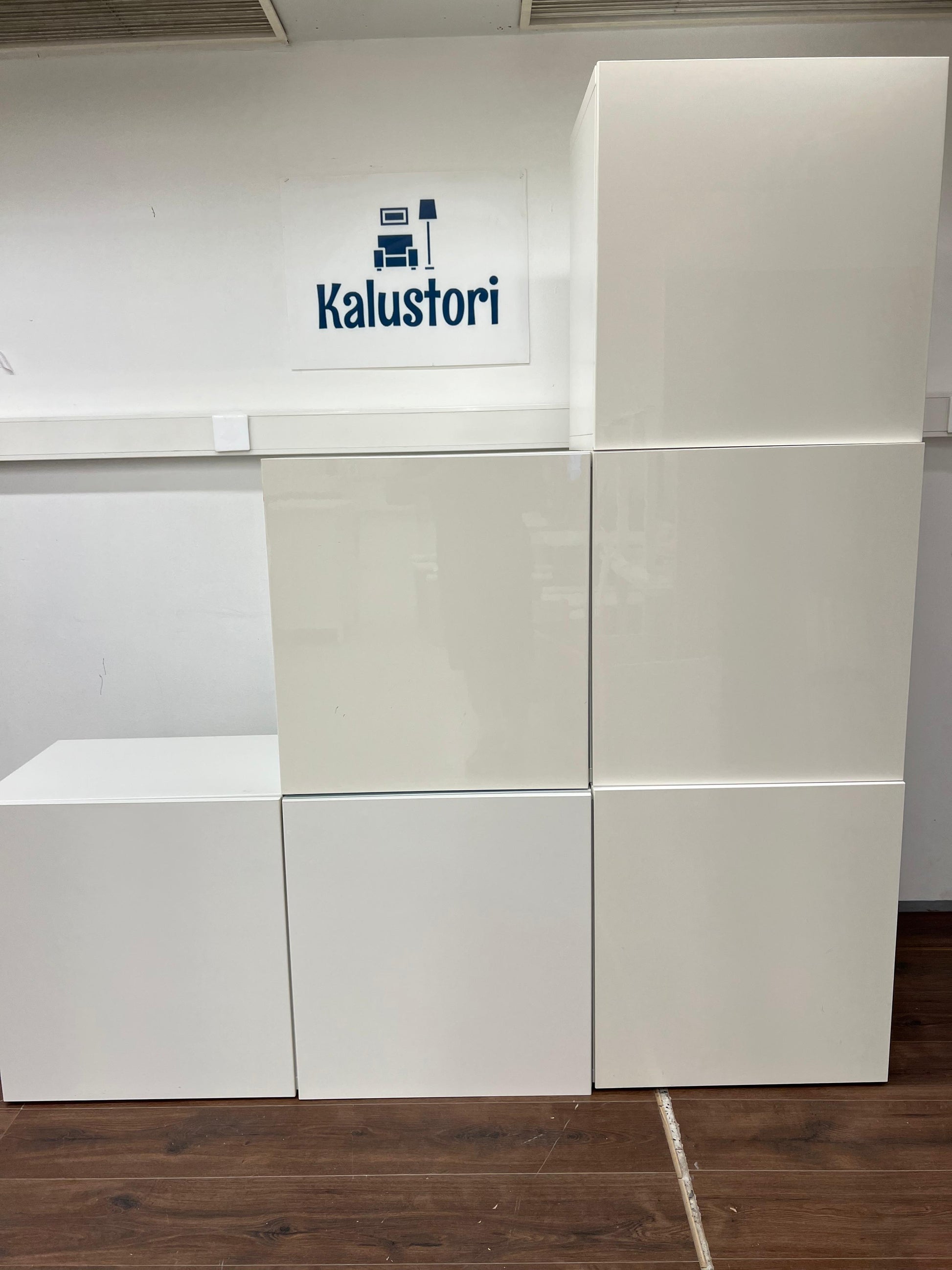 Ikea Bestå Kaappi, 7 kpl, valkoinen Kalustori