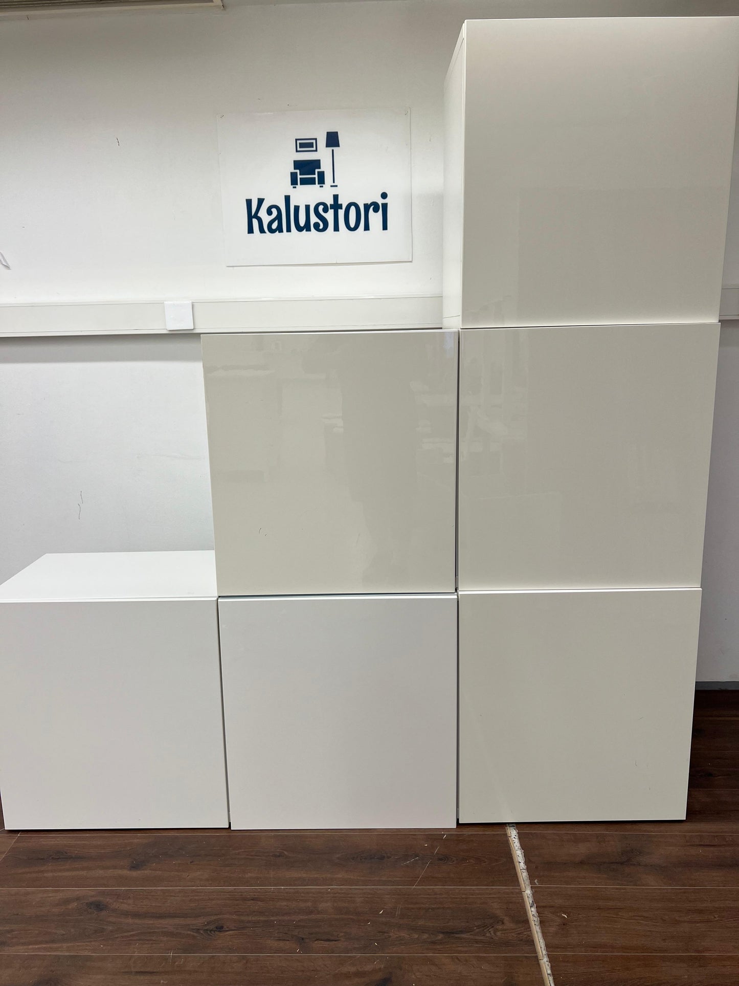 Ikea Bestå Kaappi, 7 kpl, valkoinen Kalustori