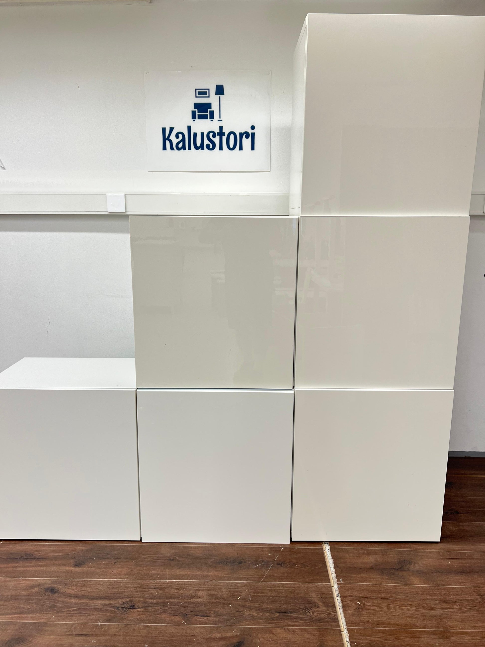 Ikea Bestå Kaappi, 7 kpl, valkoinen Kalustori