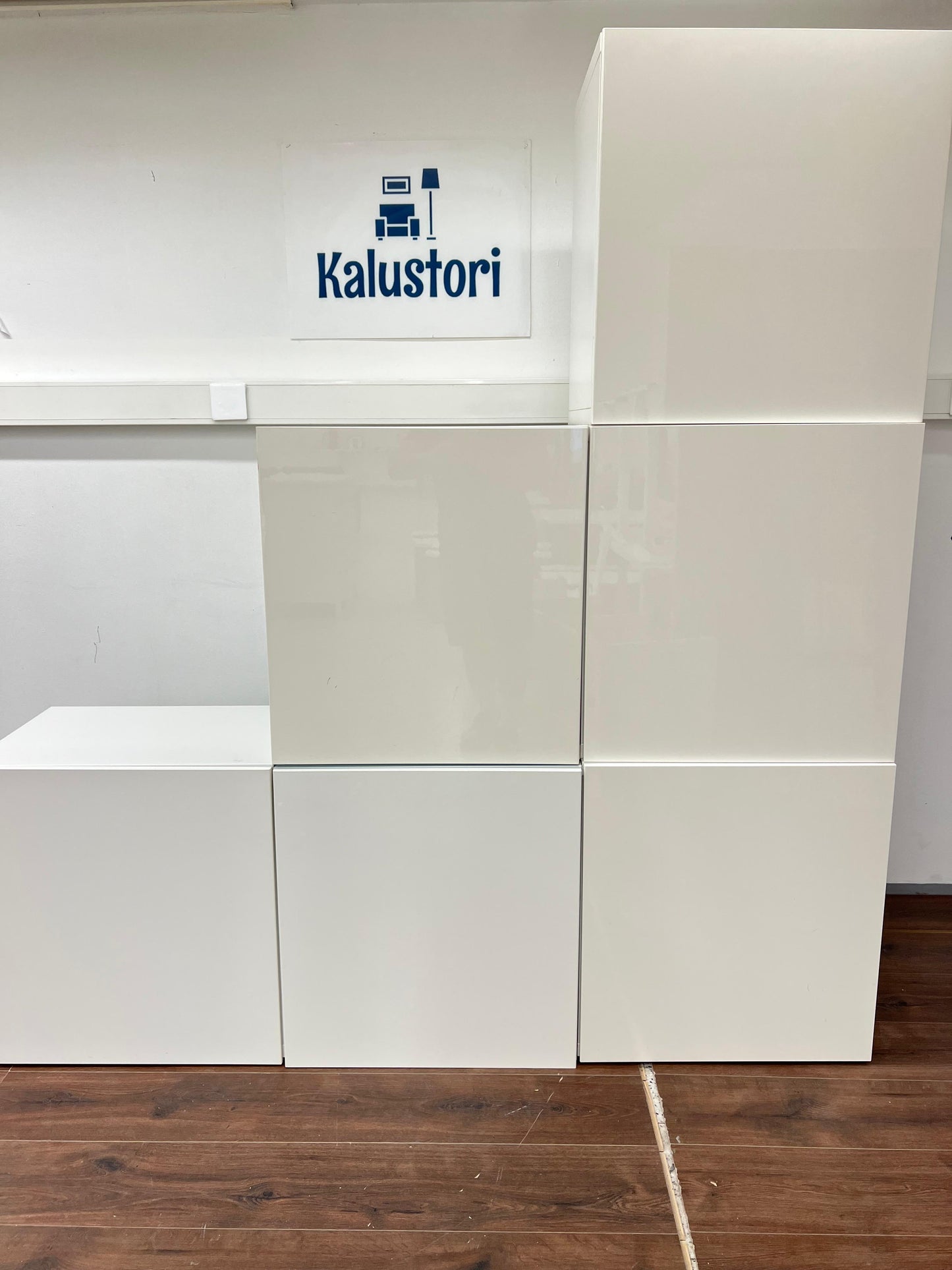 Ikea Bestå Kaappi, 7 kpl, valkoinen Kalustori