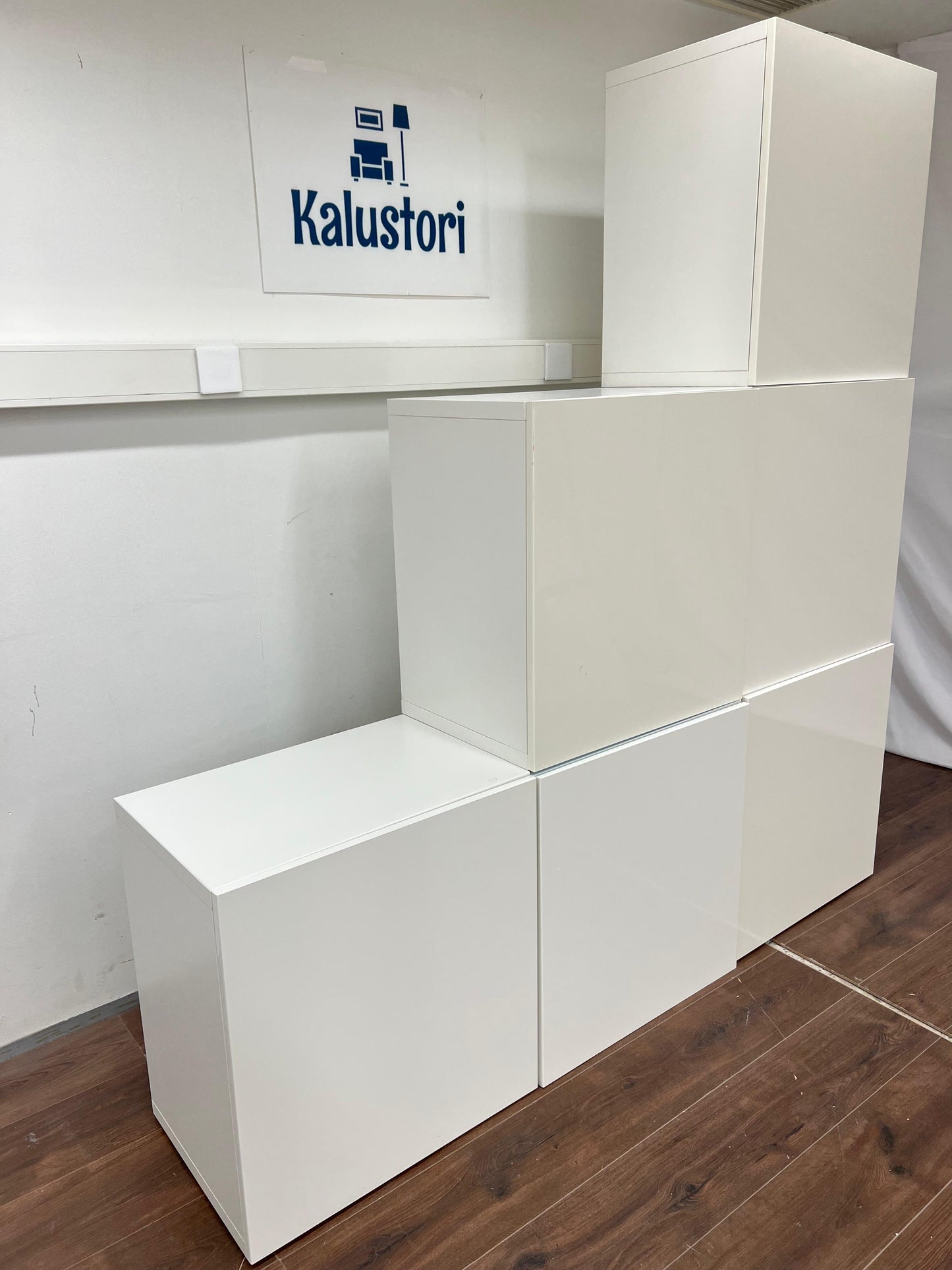 Ikea Bestå Kaappi, 7 kpl, valkoinen Kalustori