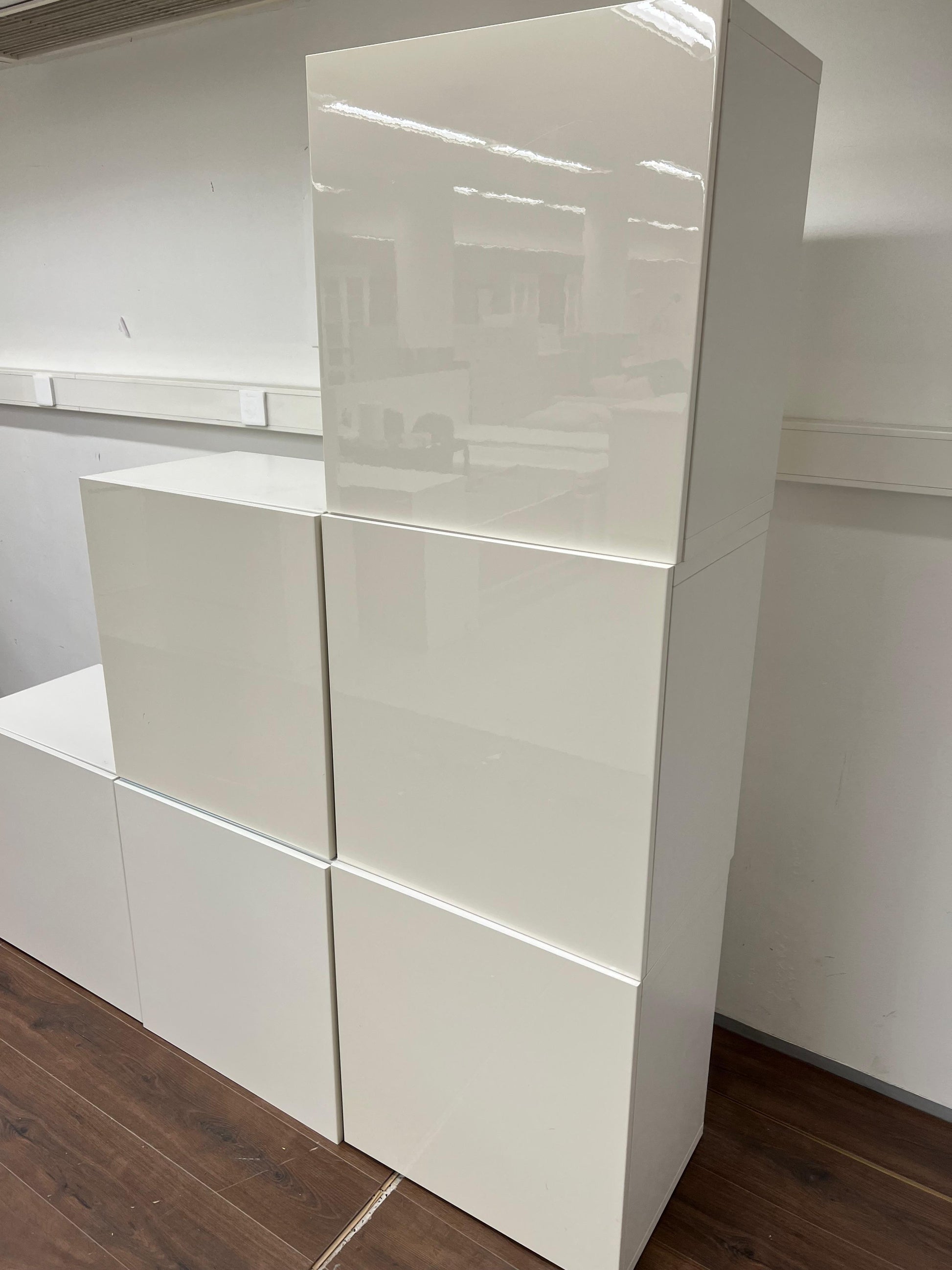 Ikea Bestå Kaappi, 7 kpl, valkoinen Kalustori