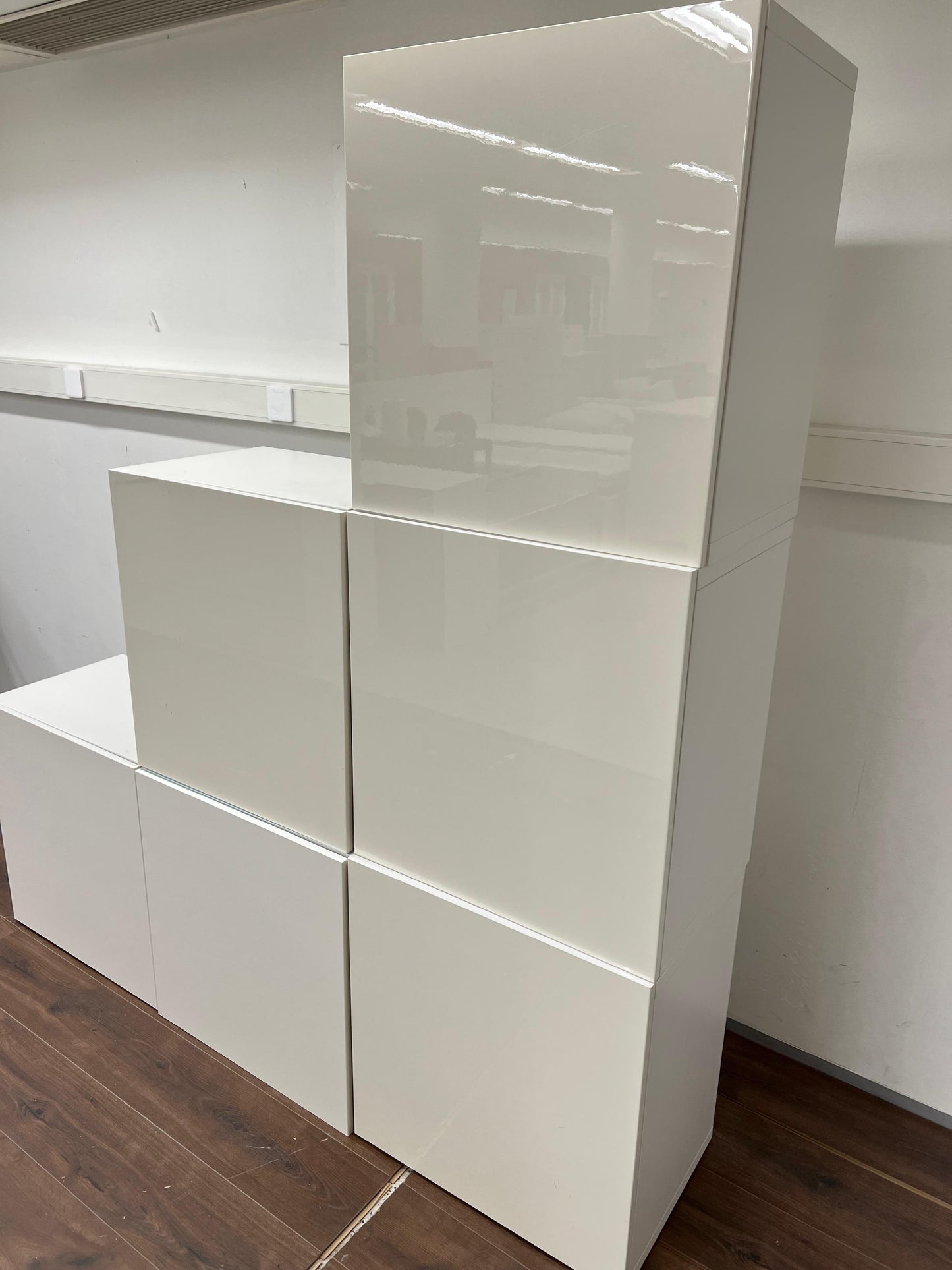Ikea Bestå Kaappi, 7 kpl, valkoinen Kalustori
