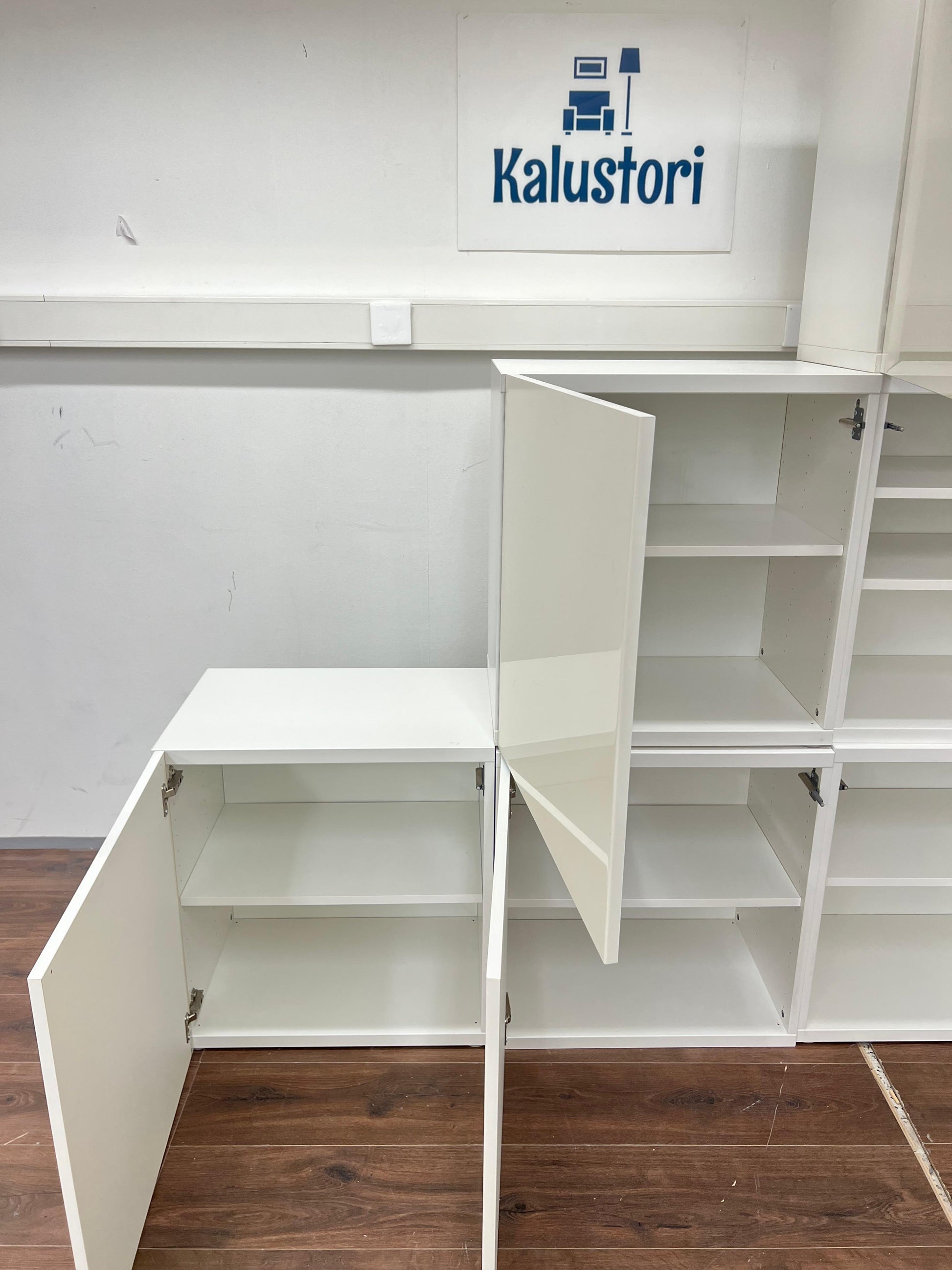 Ikea Bestå Kaappi, 7 kpl, valkoinen Kalustori
