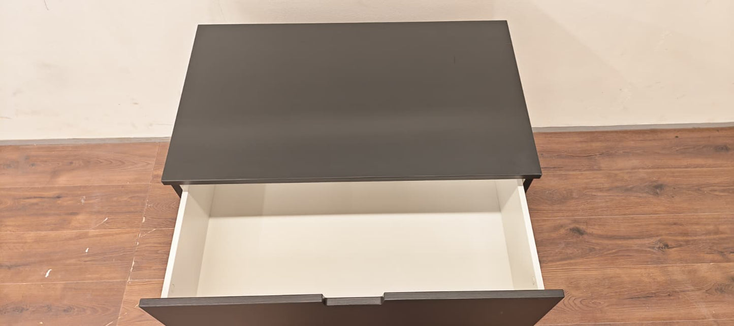 IKEA NORDLI Lipasto, 3 laatikkoa, musta, 80 x 76 cm Kalustori