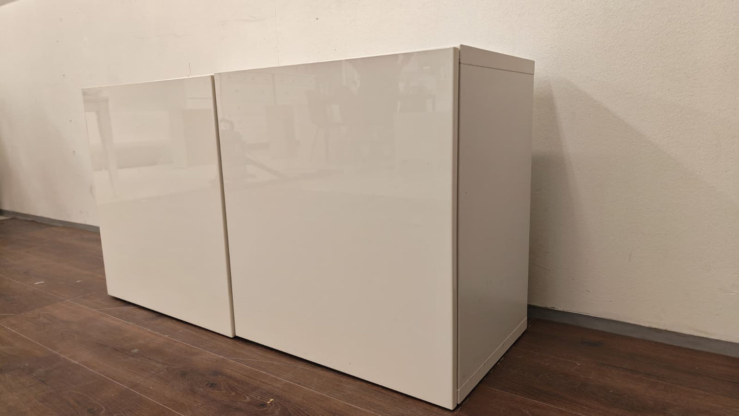 Ikea Bestå Kaappi, 2 kpl, valkoinen Kalustori