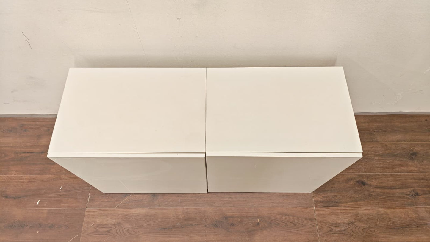 Ikea Bestå Kaappi, 2 kpl, valkoinen Kalustori