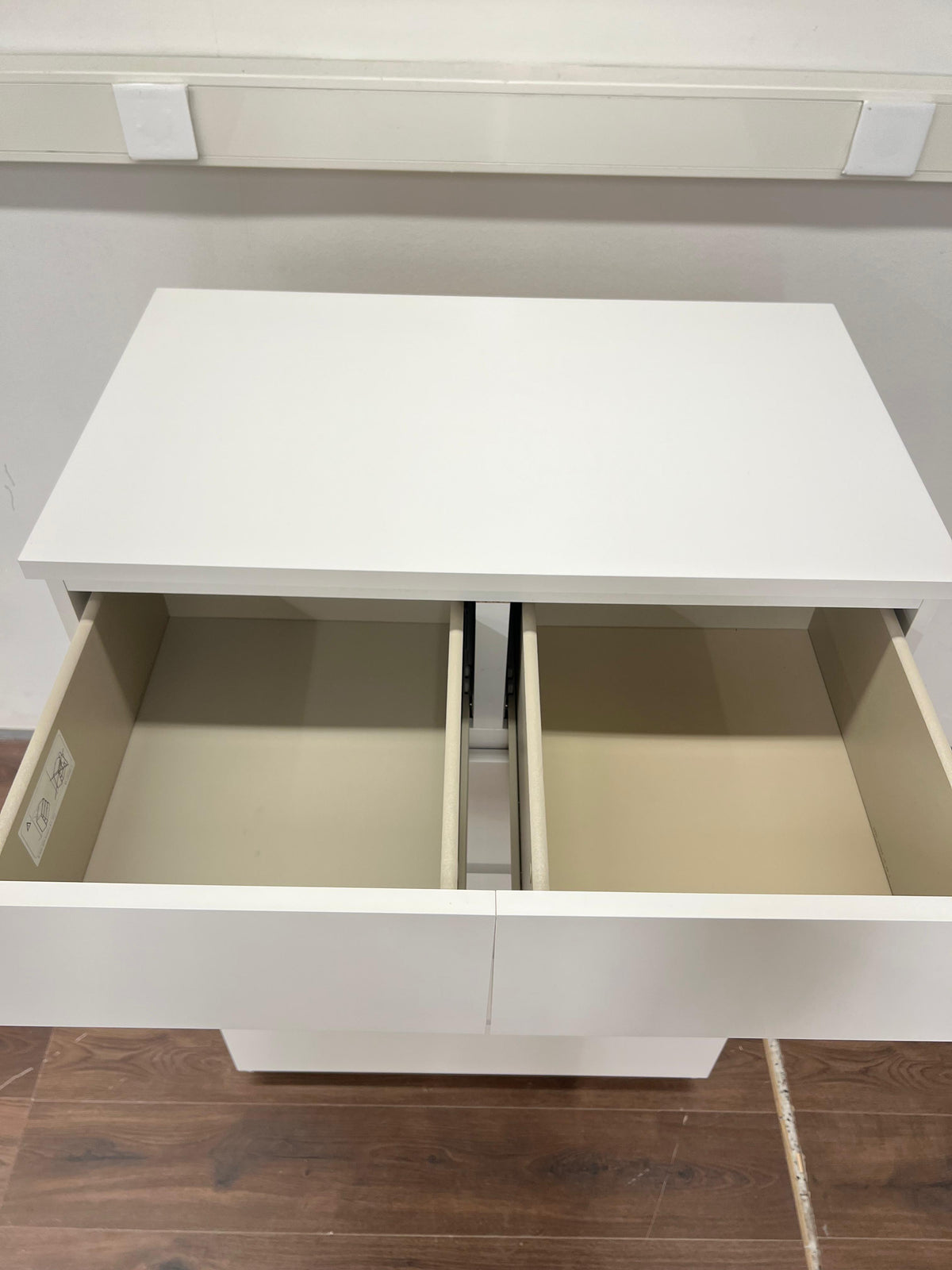 Ikea MALM Lipasto, 6 laatikkoa, valkoinen, 80x123 cm Kalustori