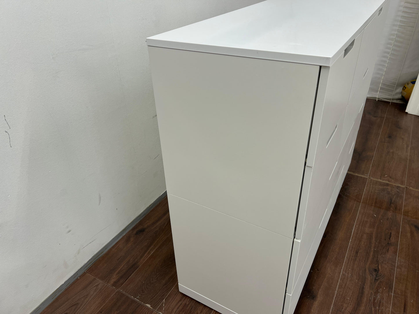 Ikea NORDLI lipasto 8 laatikolla, 120x99 cm, valkoinen Kalustori