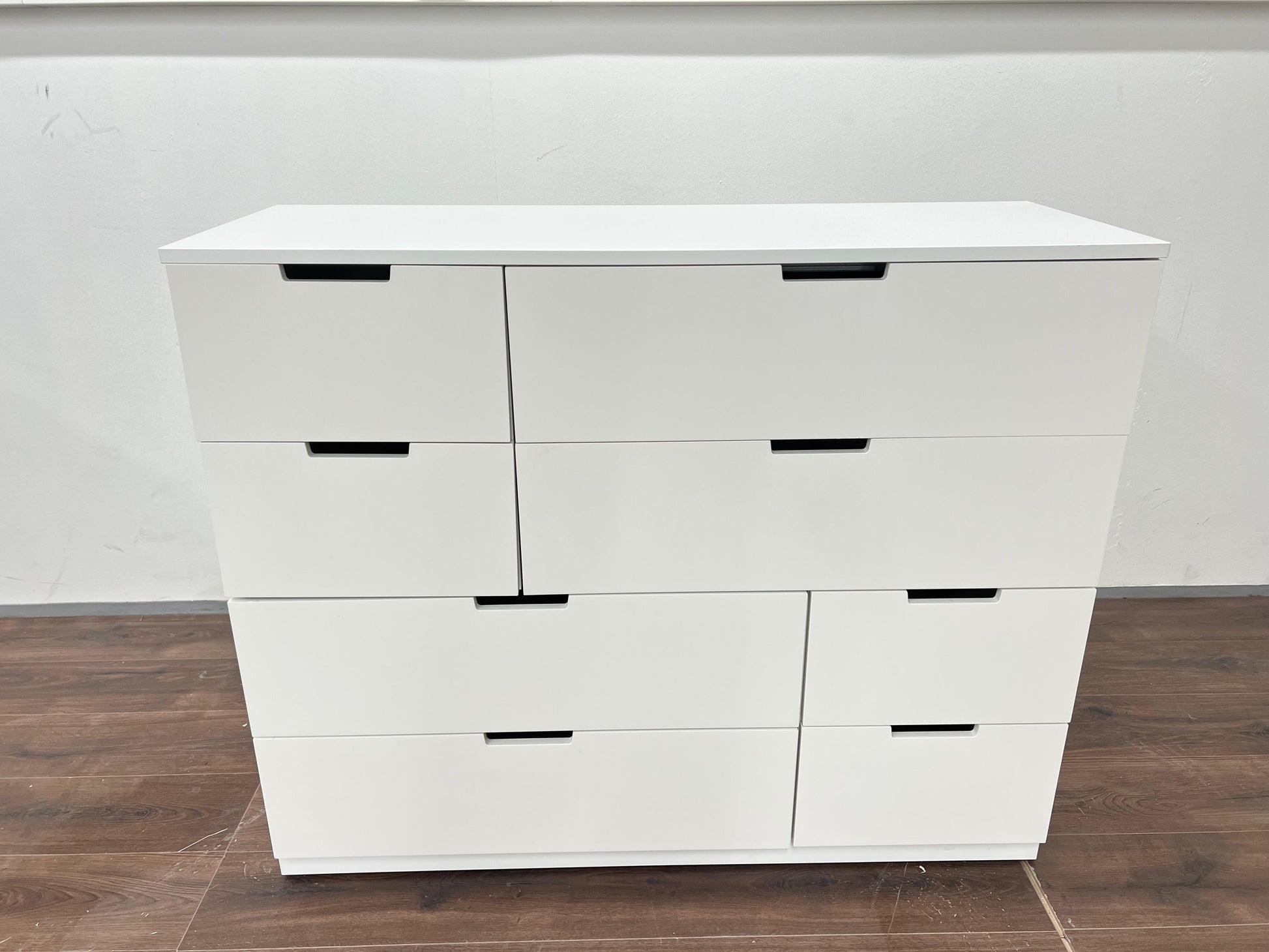 Ikea NORDLI lipasto 8 laatikolla, 120x99 cm, valkoinen Kalustori
